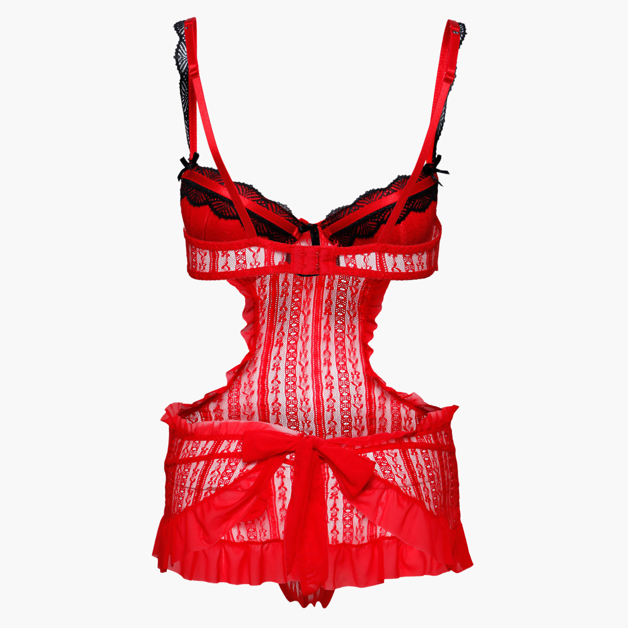 Babydoll Set with Lace Detail-women-clothing-lingerie-babydollsandbodysuits-image-2