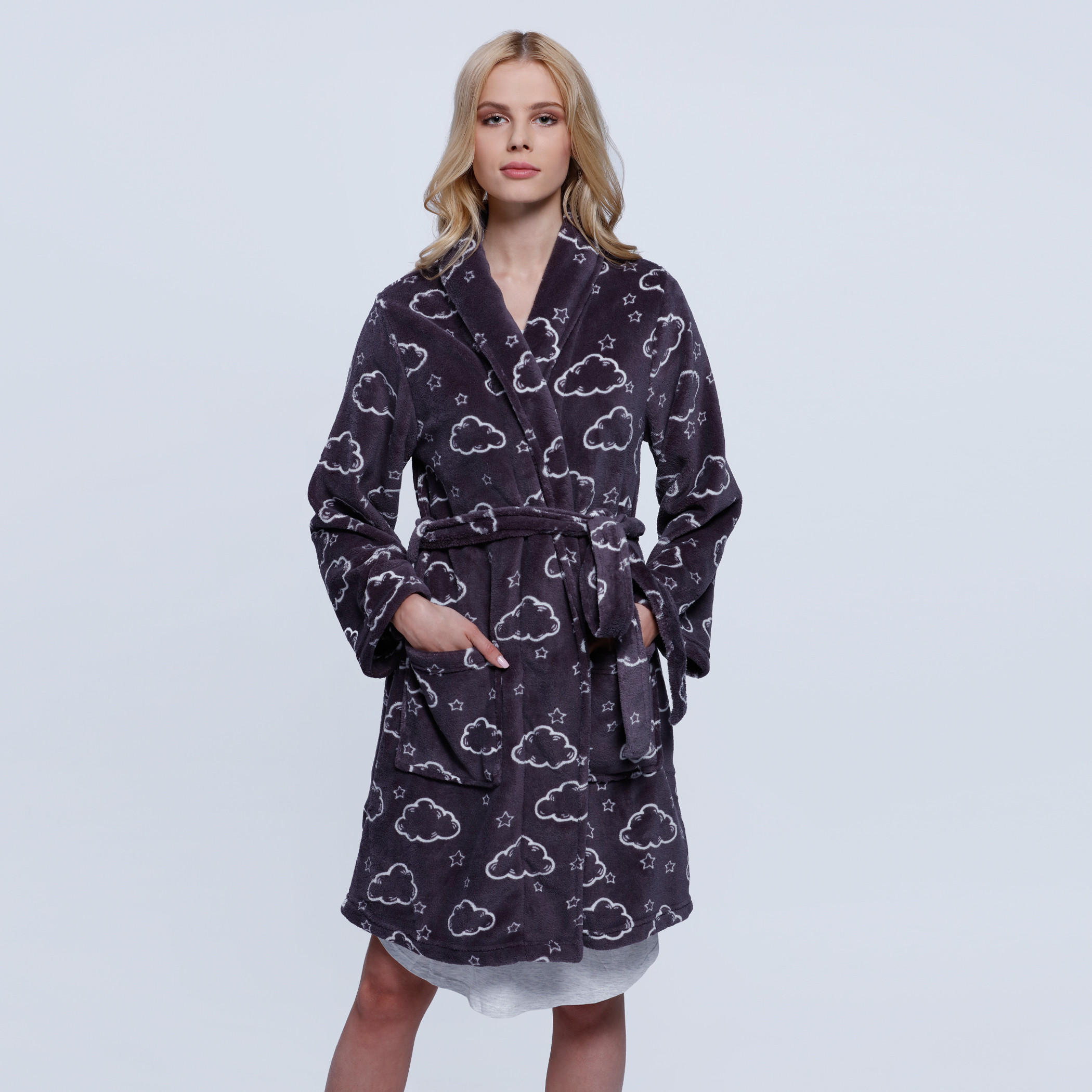 Printed Long Sleeves Robe-women-clothing-nightwear-robes-image-1