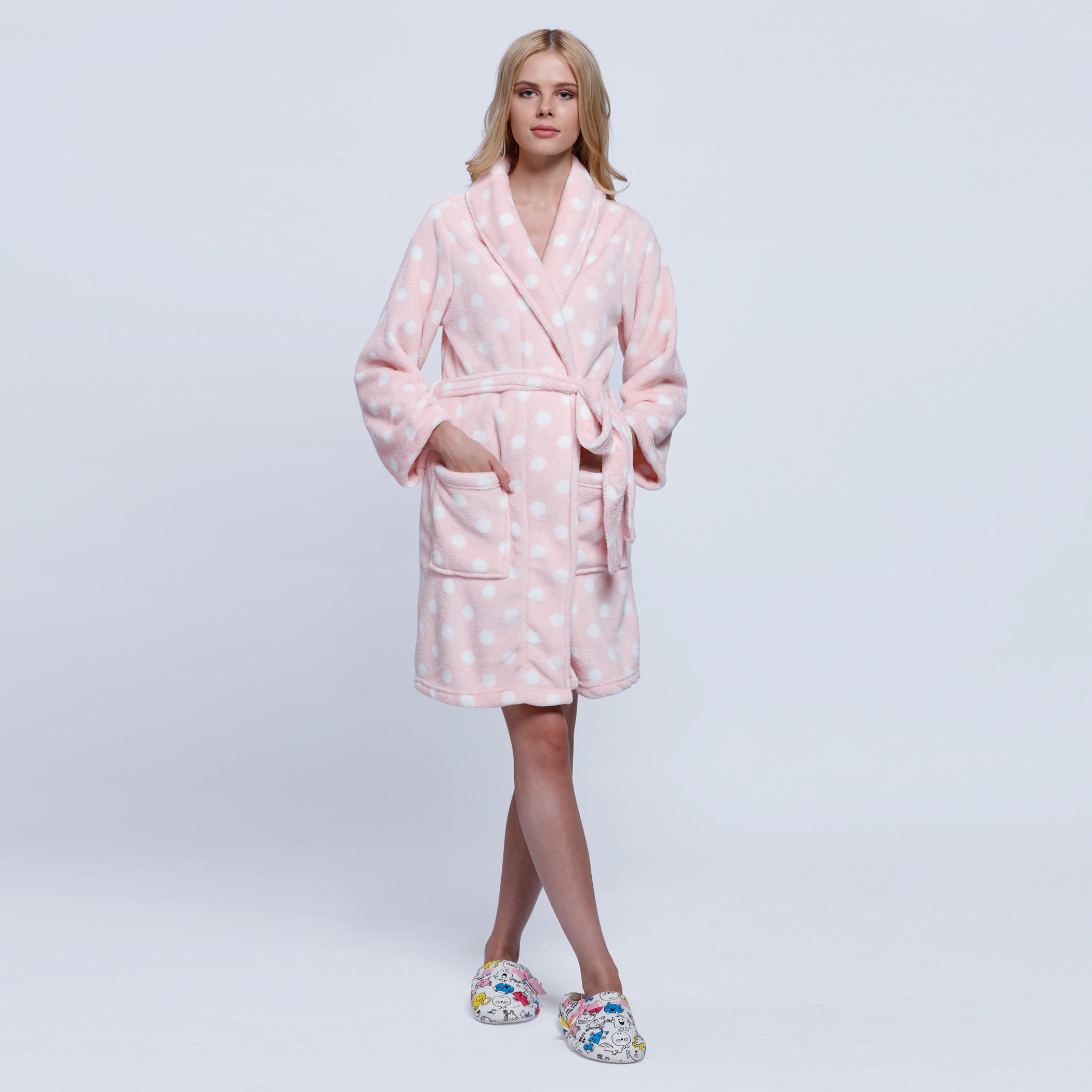 Printed Long Sleeves Robe-women-clothing-nightwear-robes-image-1