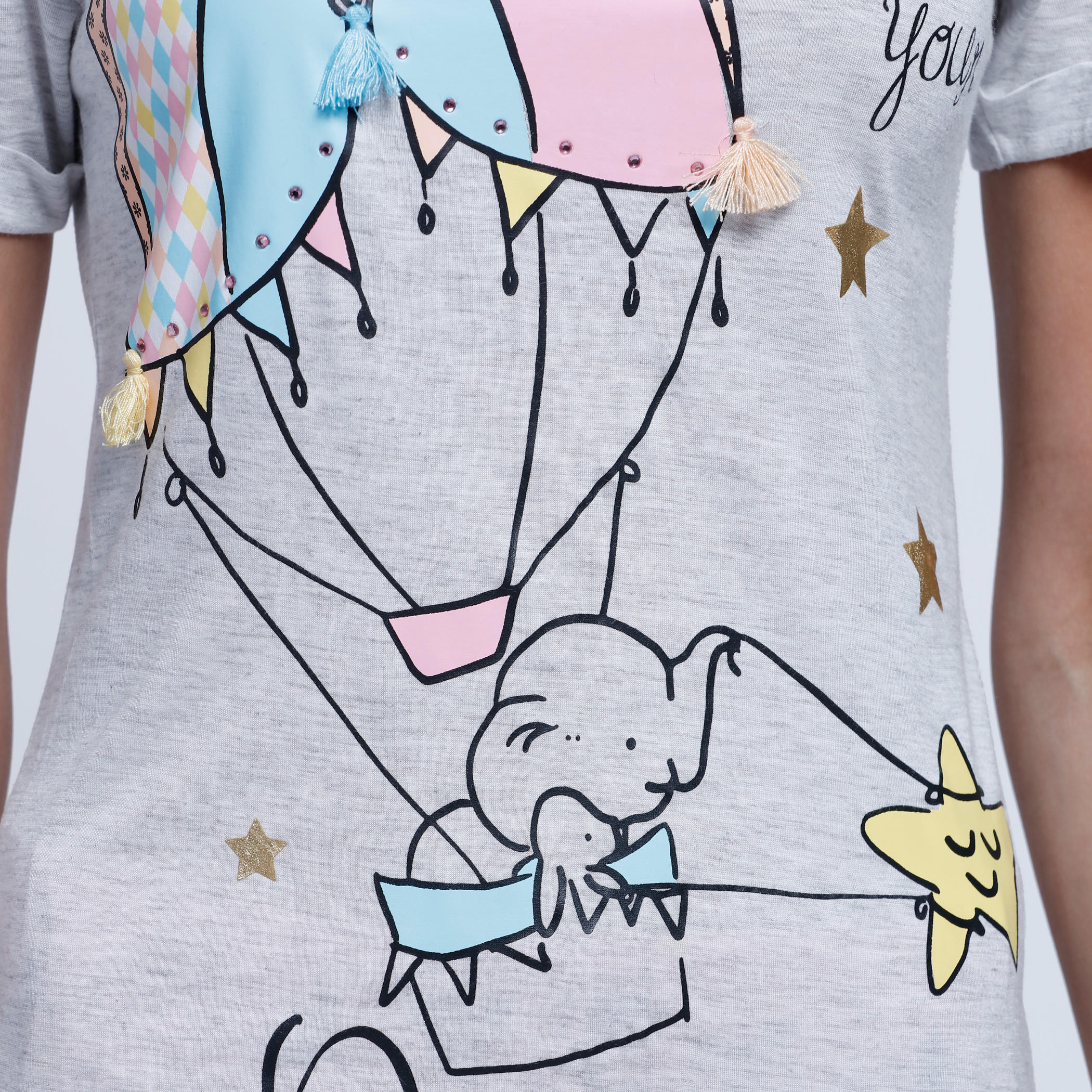 طقم بيجاما بأكمام قصيرة وطبعات-women-clothing-nightwear-pyjamas-longsets-image-4