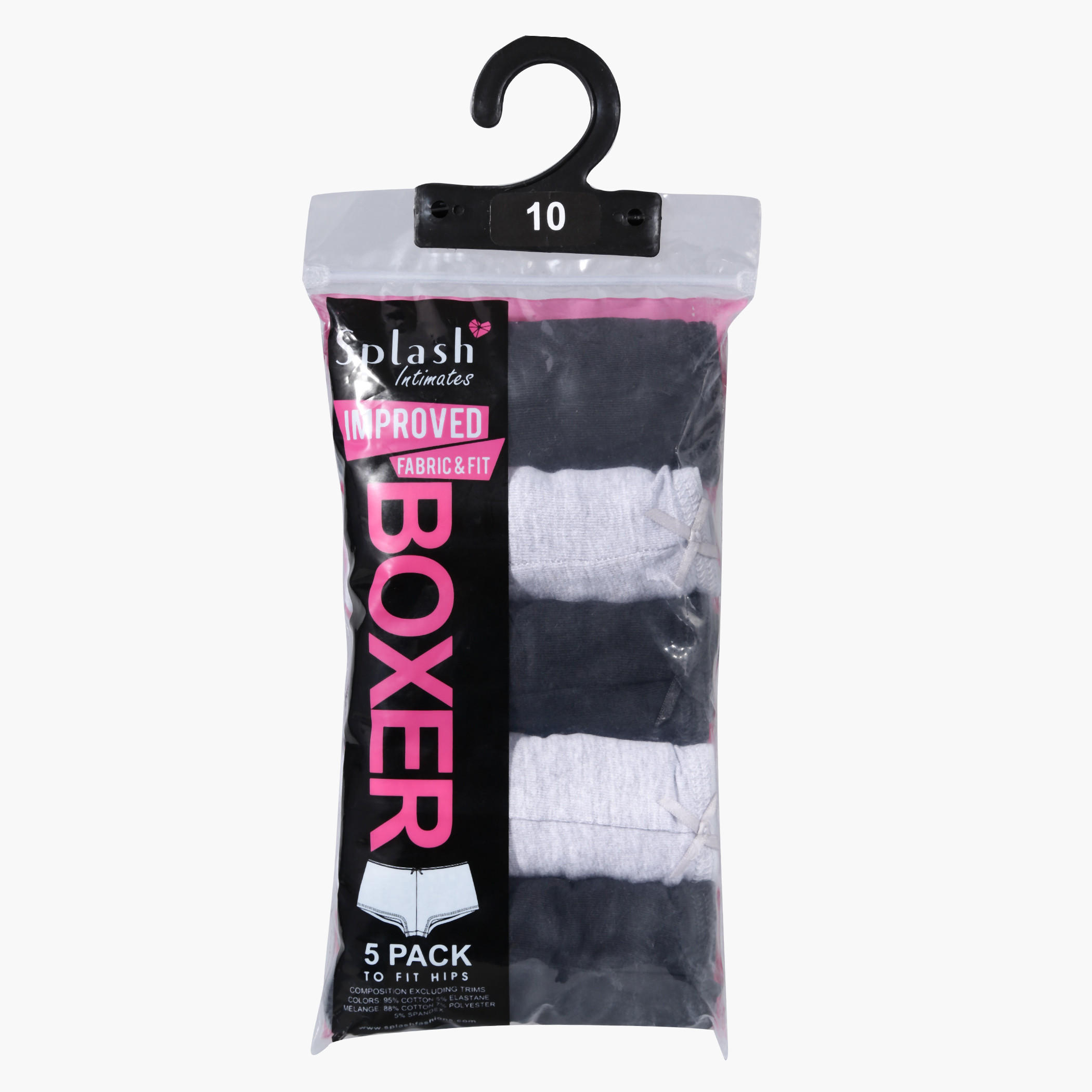 Basic Boxer Briefs - Set of 5-women-clothing-lingerie-panties-image-3