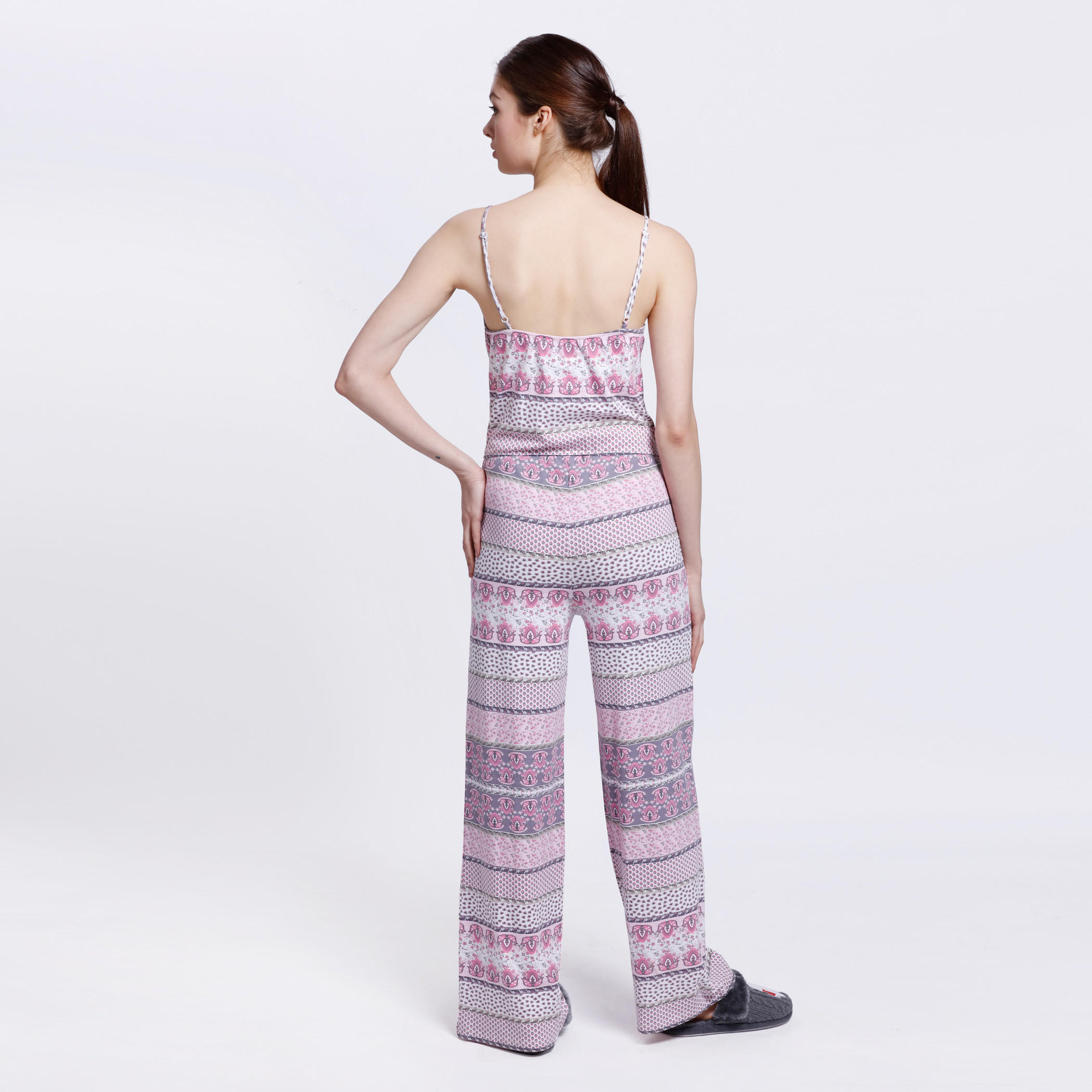 All Over Print Stringed Jumpsuit-women-clothing-nightwear-nighties-image-2