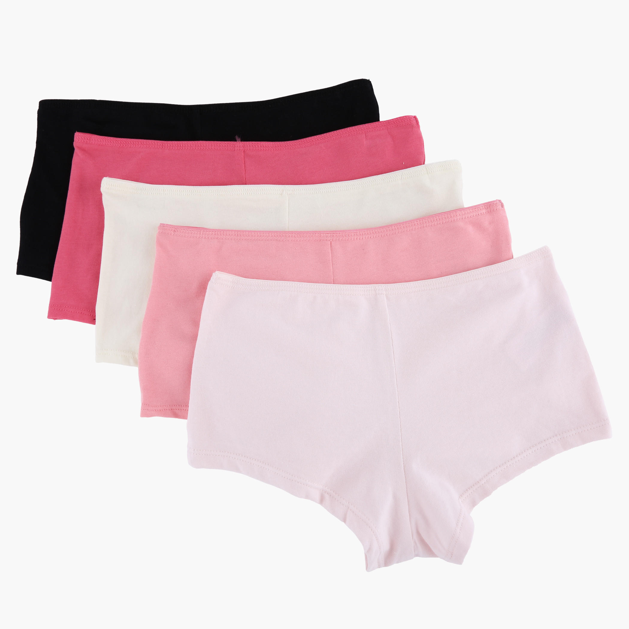 Boxers with Elasticised Waistband - Set of 5-women-clothing-lingerie-panties-image-2