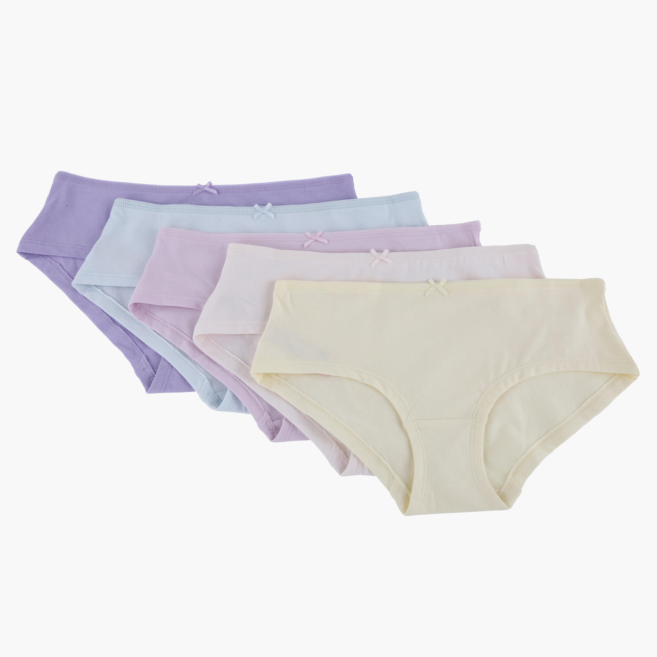 Briefs with Elasticised Waistband - Set of 5-women-clothing-lingerie-panties-image-1