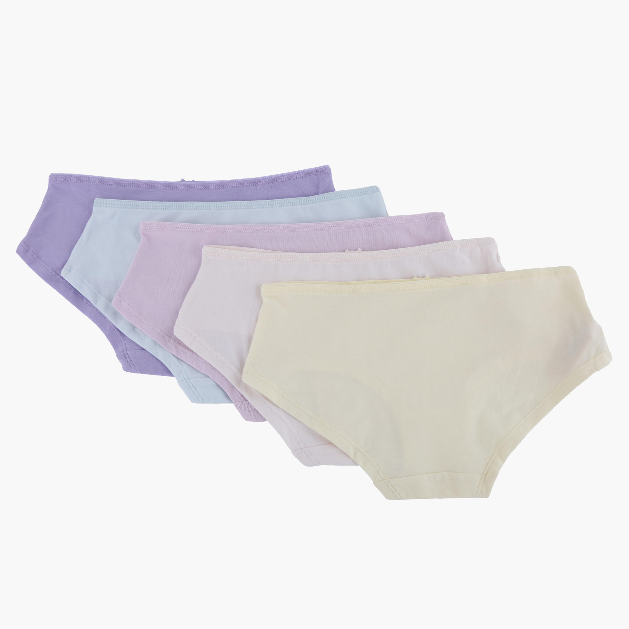 Briefs with Elasticised Waistband - Set of 5-women-clothing-lingerie-panties-image-2
