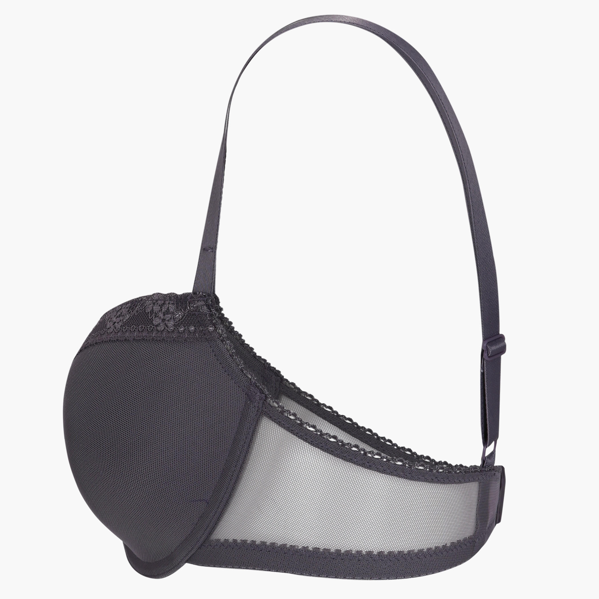 Mesh Bra with Adjustable Straps-women-clothing-lingerie-bras-image-1