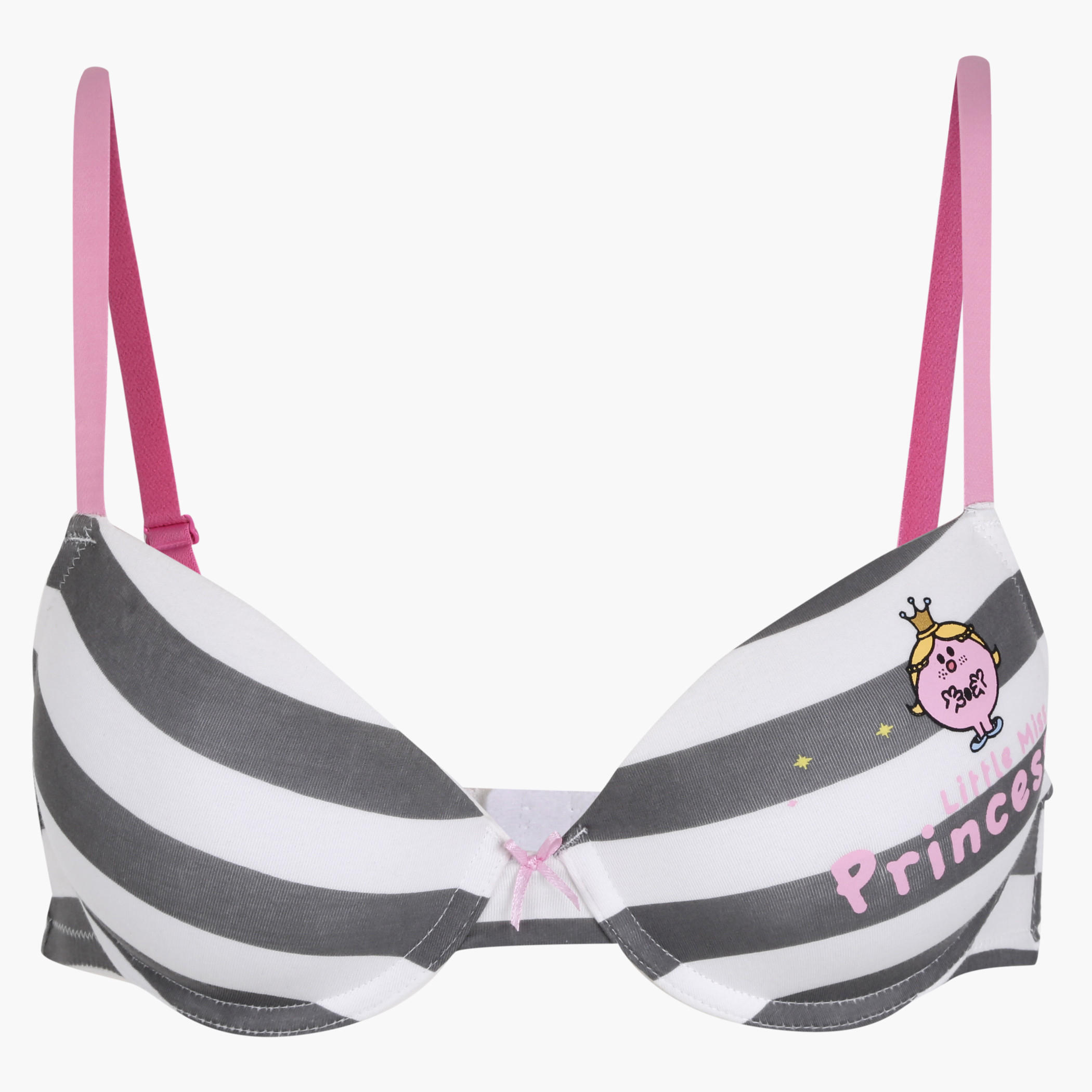 Printed Bra with Adjustable Straps-women-clothing-lingerie-bras-image-1
