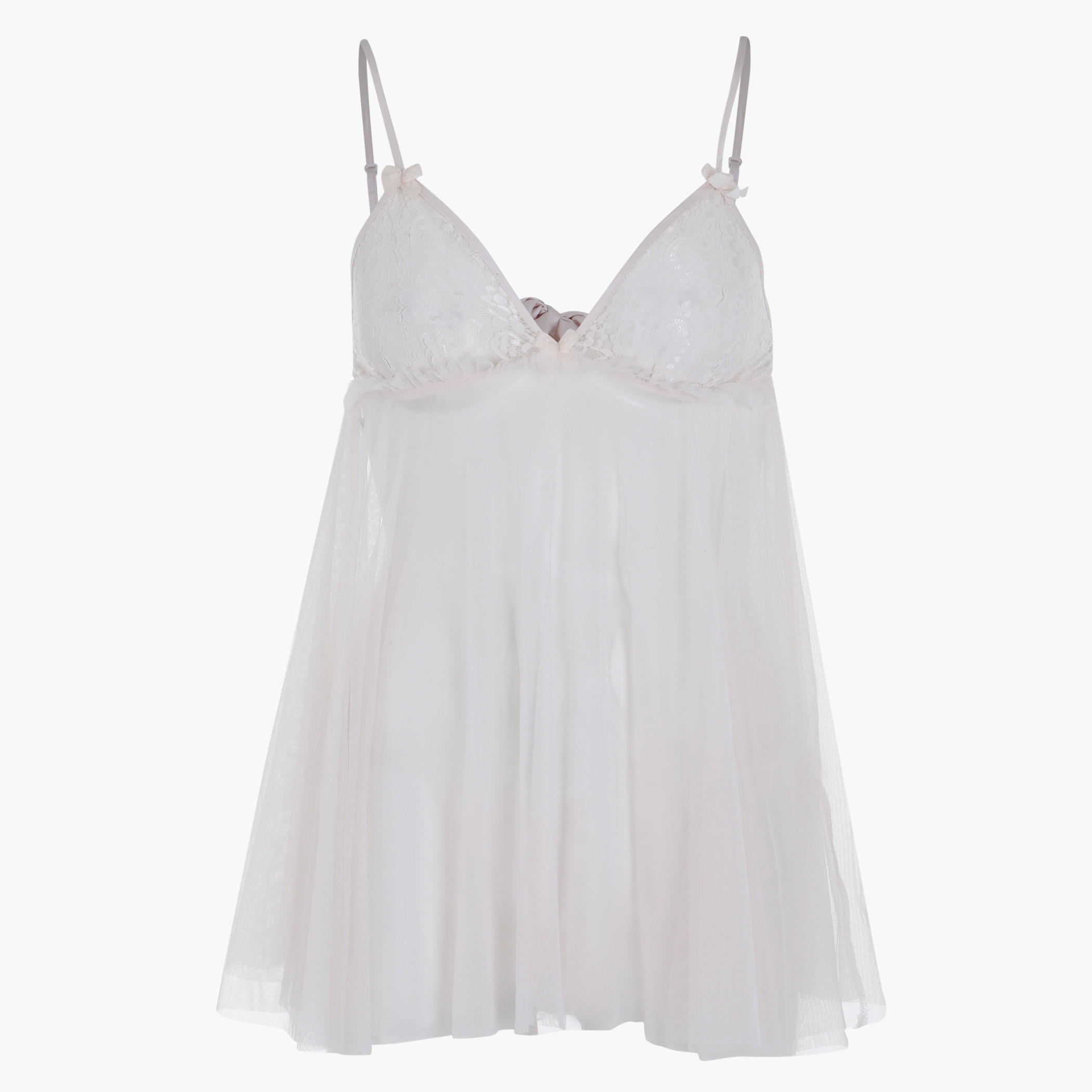 Babydoll with Tie Up Back and Adjustable Straps-women-clothing-lingerie-babydollsandbodysuits-image-4