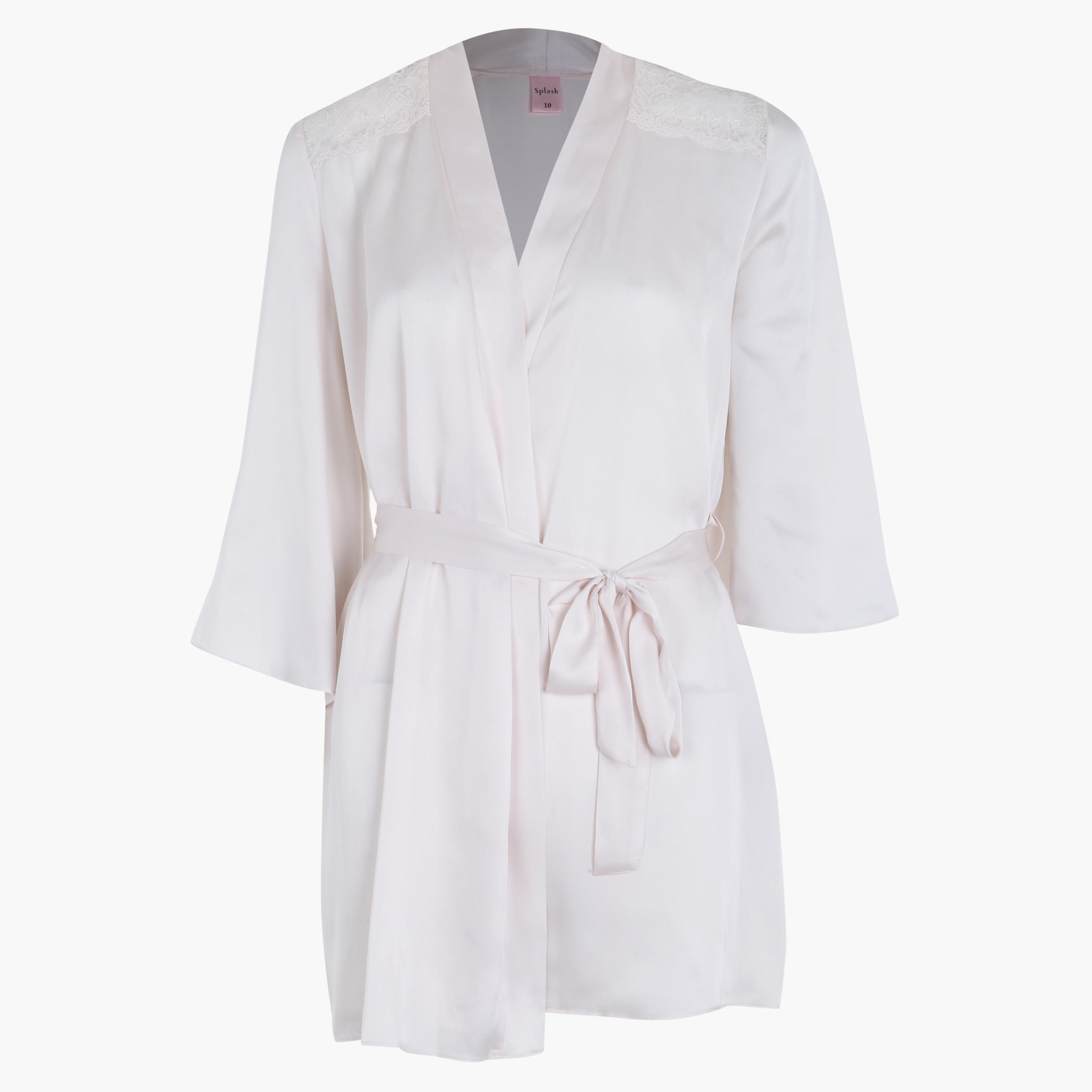 Long Sleeves Robe with Tie Ups-women-clothing-nightwear-robes-image-1