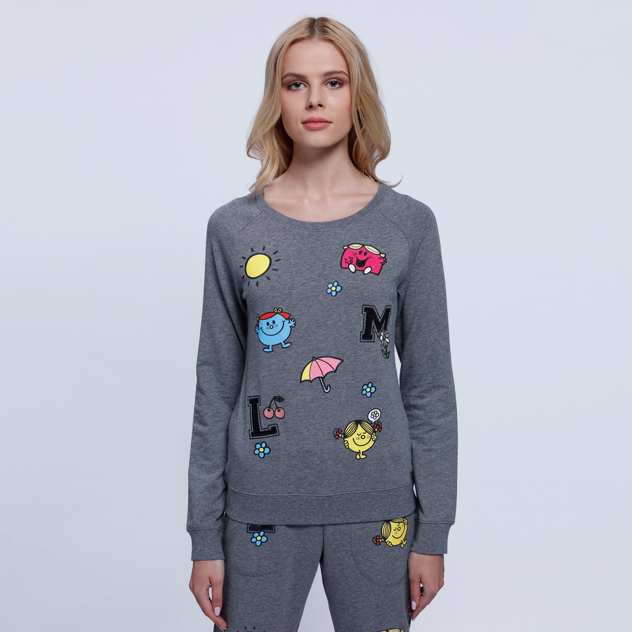 Printed Full Length Top with Round Neck-women-clothing-nightwear-pyjamas-tops-image-5