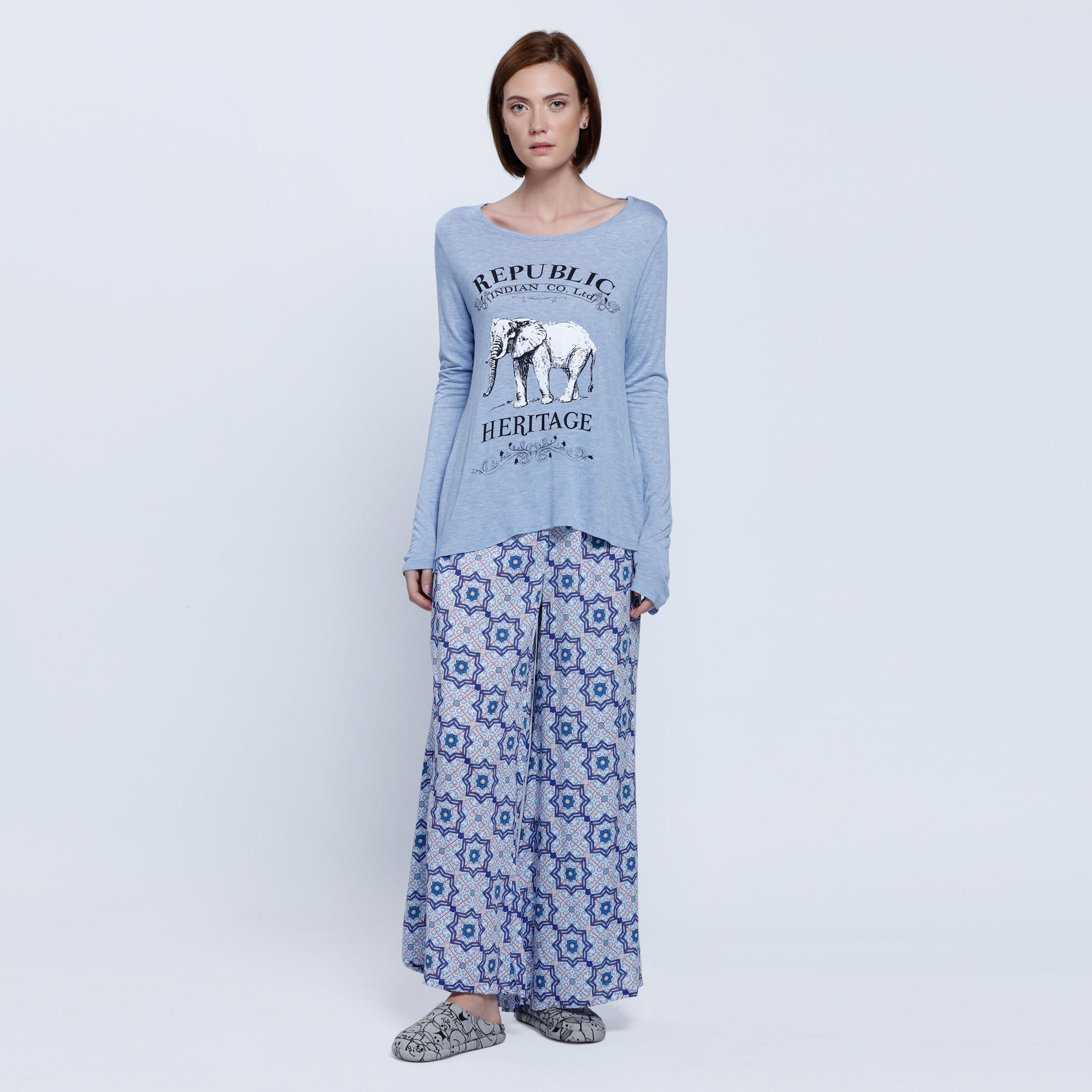 Printed Full Length Palazzo Pants-women-clothing-nightwear-pyjamas-bottoms-image-5