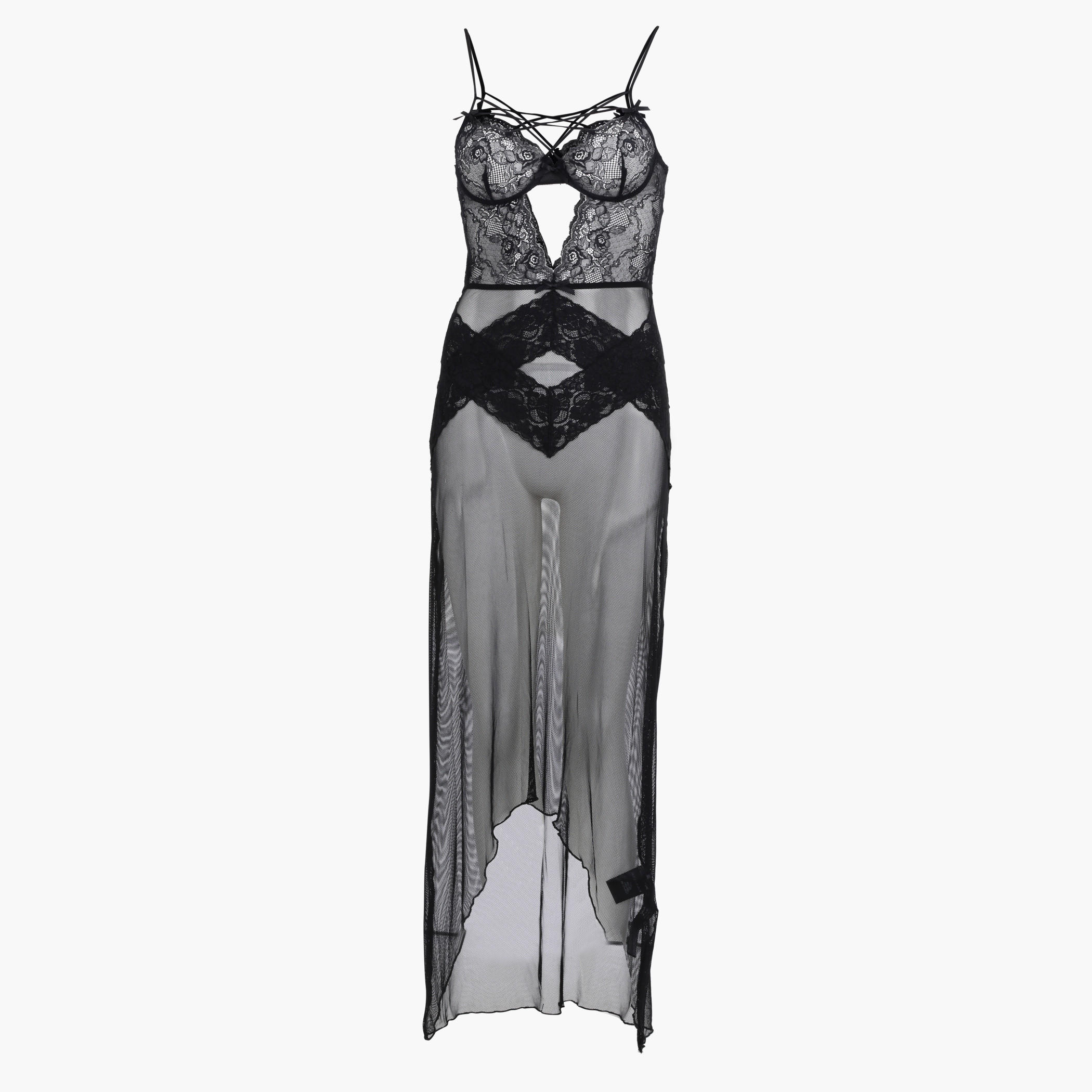 Sleeveless Babydoll with Lace Detail-women-clothing-lingerie-babydollsandbodysuits-image-3