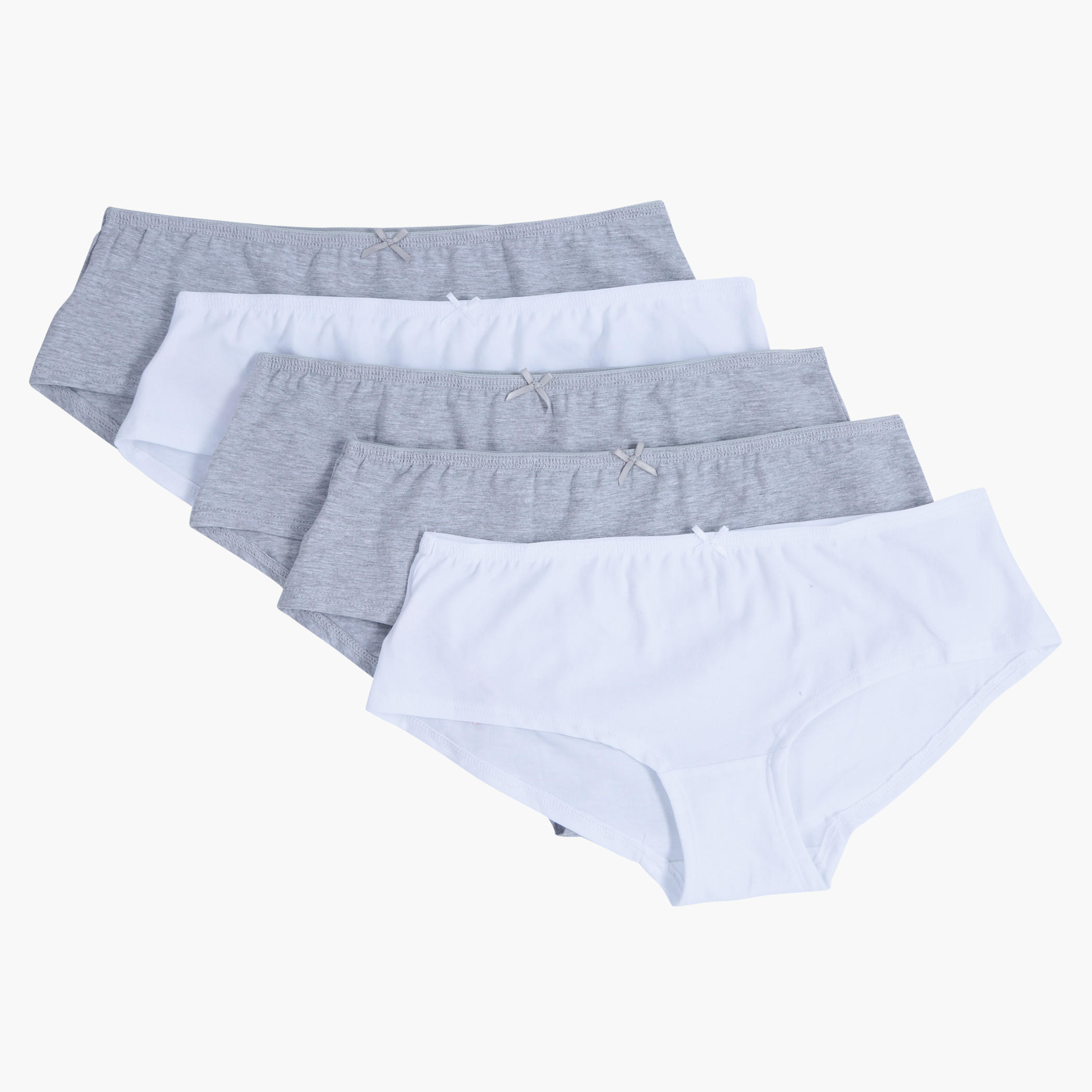 سراويل داخلية بخصر مطاطي - طقم من 5 قطع-women-clothing-lingerie-panties-image-1