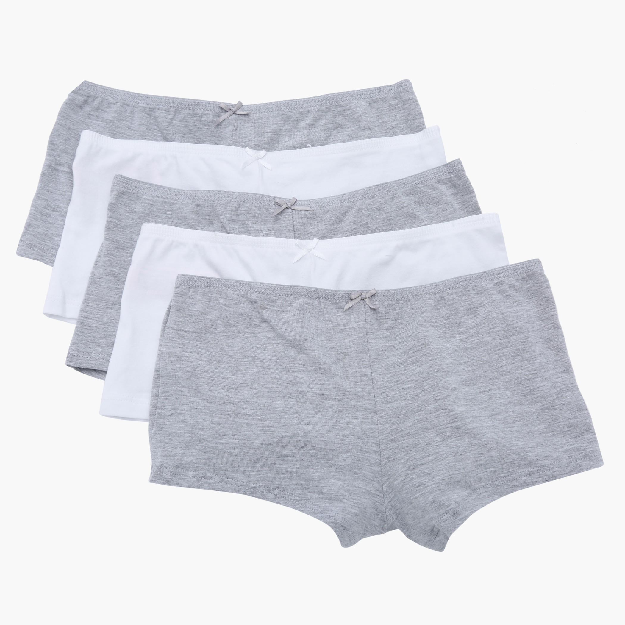 Elasticised Boxers - Set of 5-women-clothing-lingerie-panties-image-1