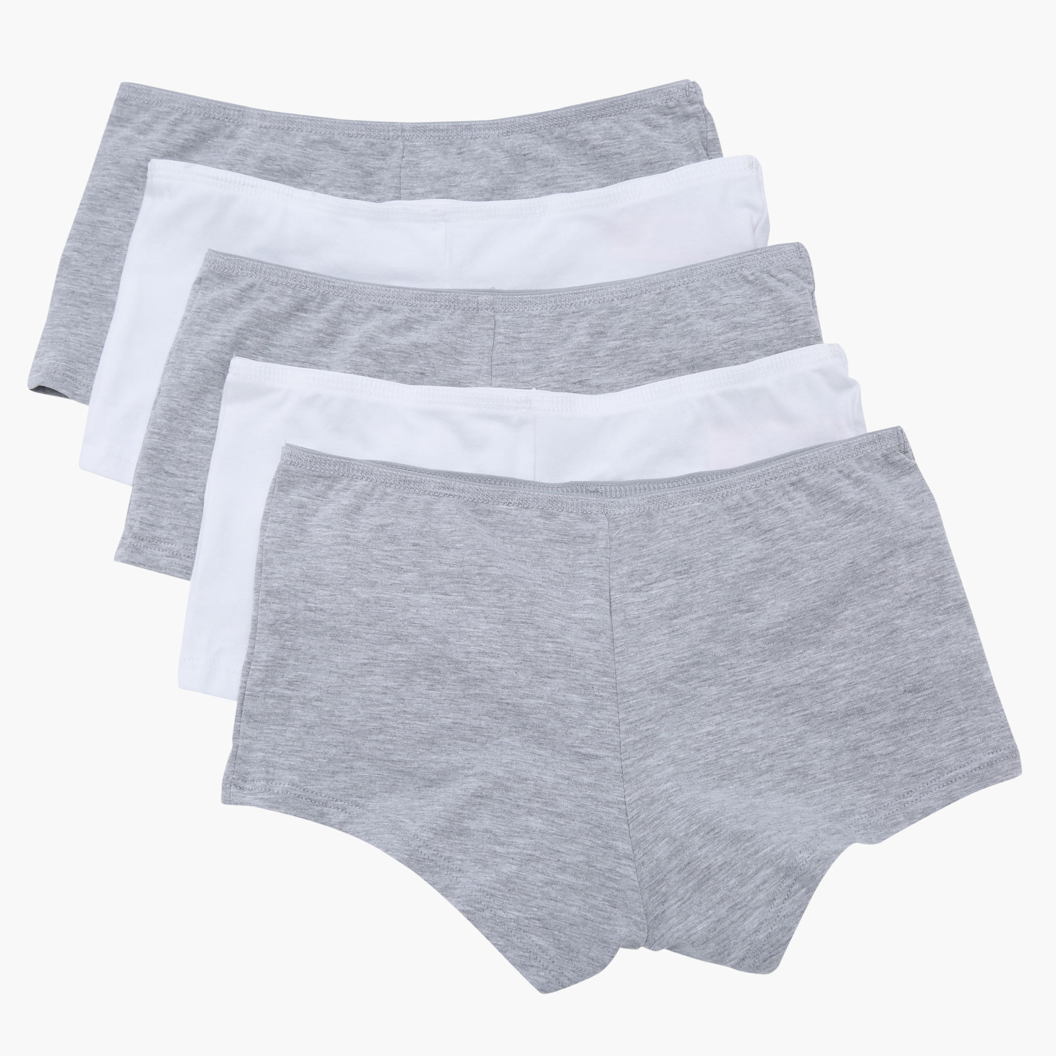 Elasticised Boxers - Set of 5-women-clothing-lingerie-panties-image-2