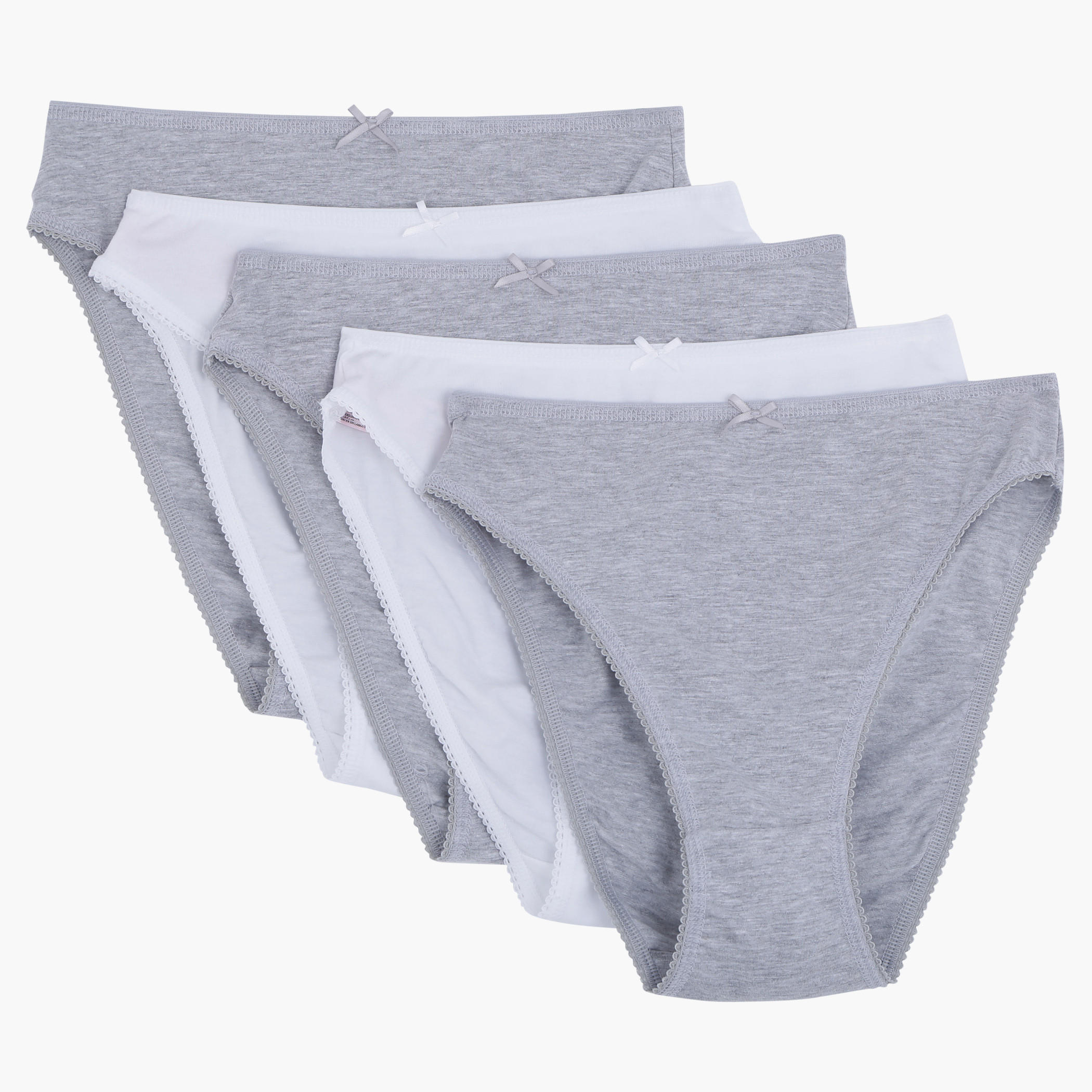 Solid Bikini Brief - Set of 5-women-clothing-lingerie-panties-image-1