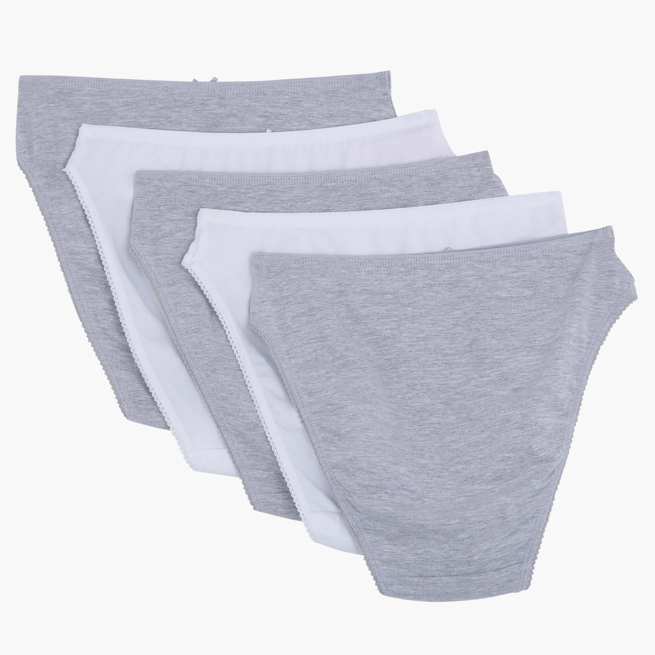 Solid Bikini Brief - Set of 5-women-clothing-lingerie-panties-image-2