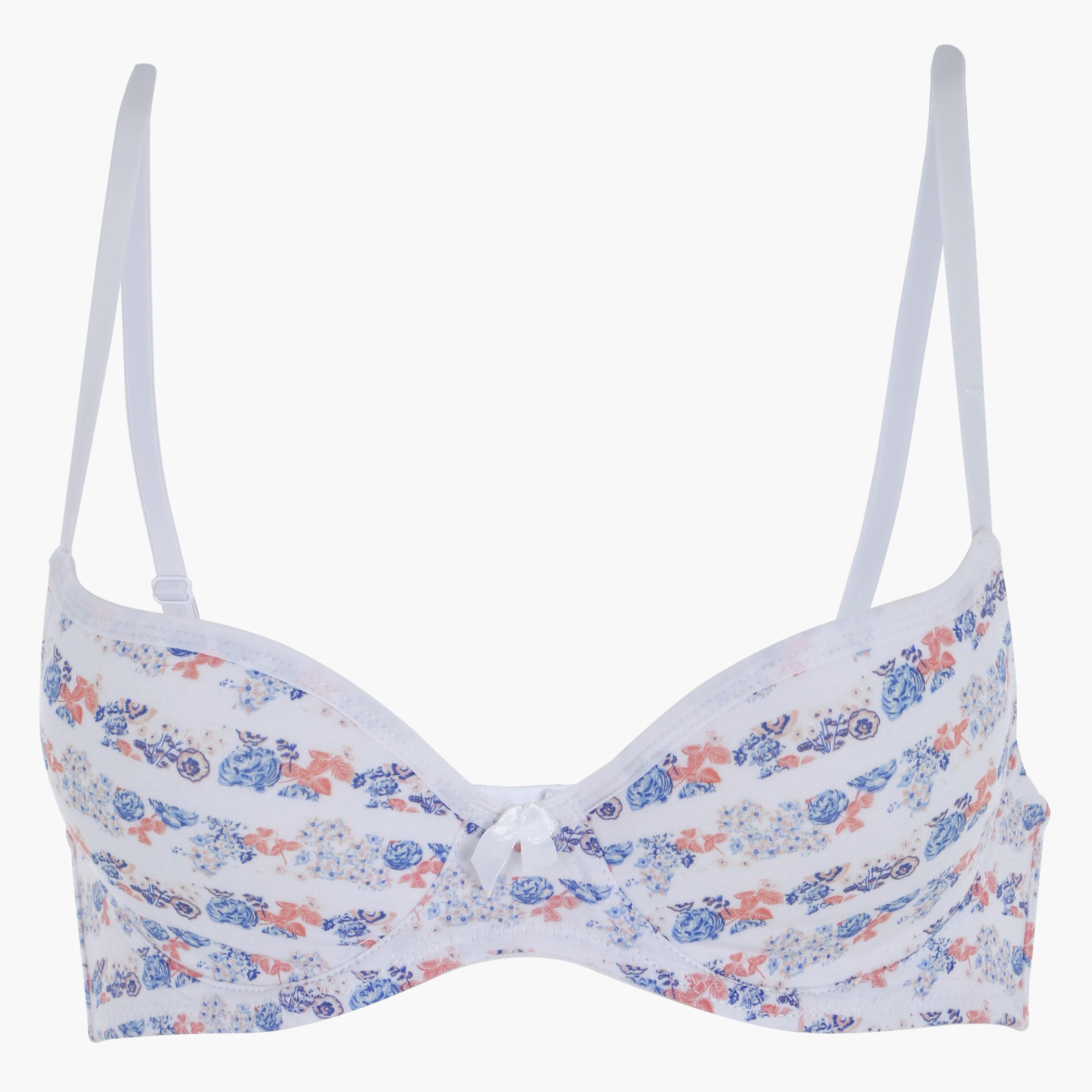 Printed Bra with Adjustable Straps-women-clothing-lingerie-bras-image-1