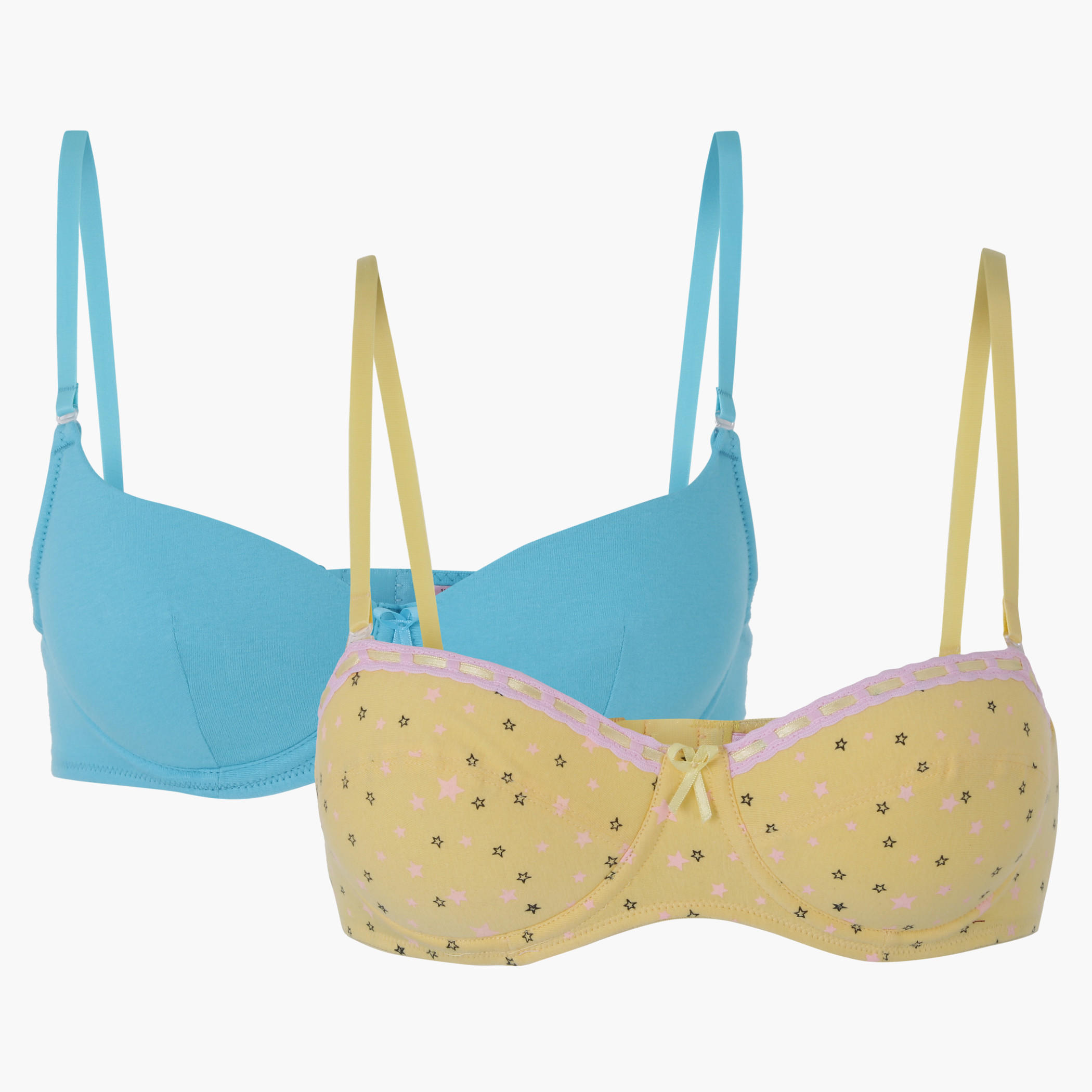 Padded Bra with Adjustable Straps - Set of 2-women-clothing-lingerie-bras-image-2