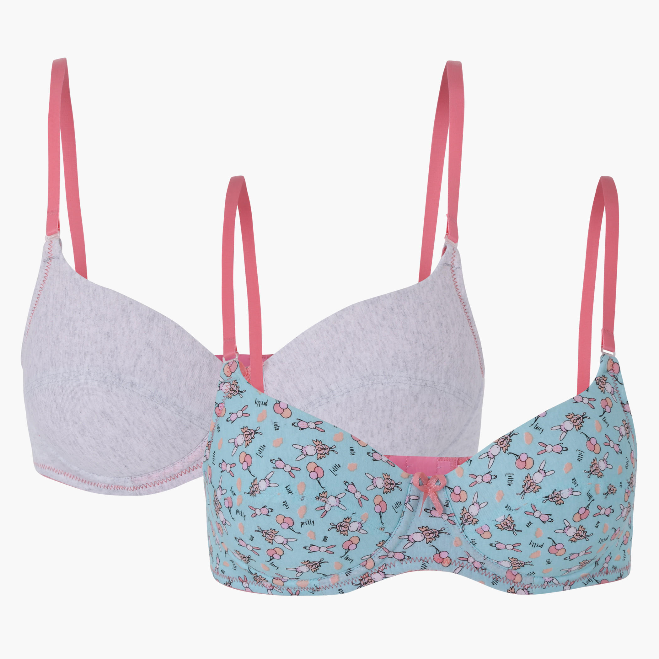 Padded Bra with Adjustable Straps - Set of 2-women-clothing-lingerie-bras-image-2