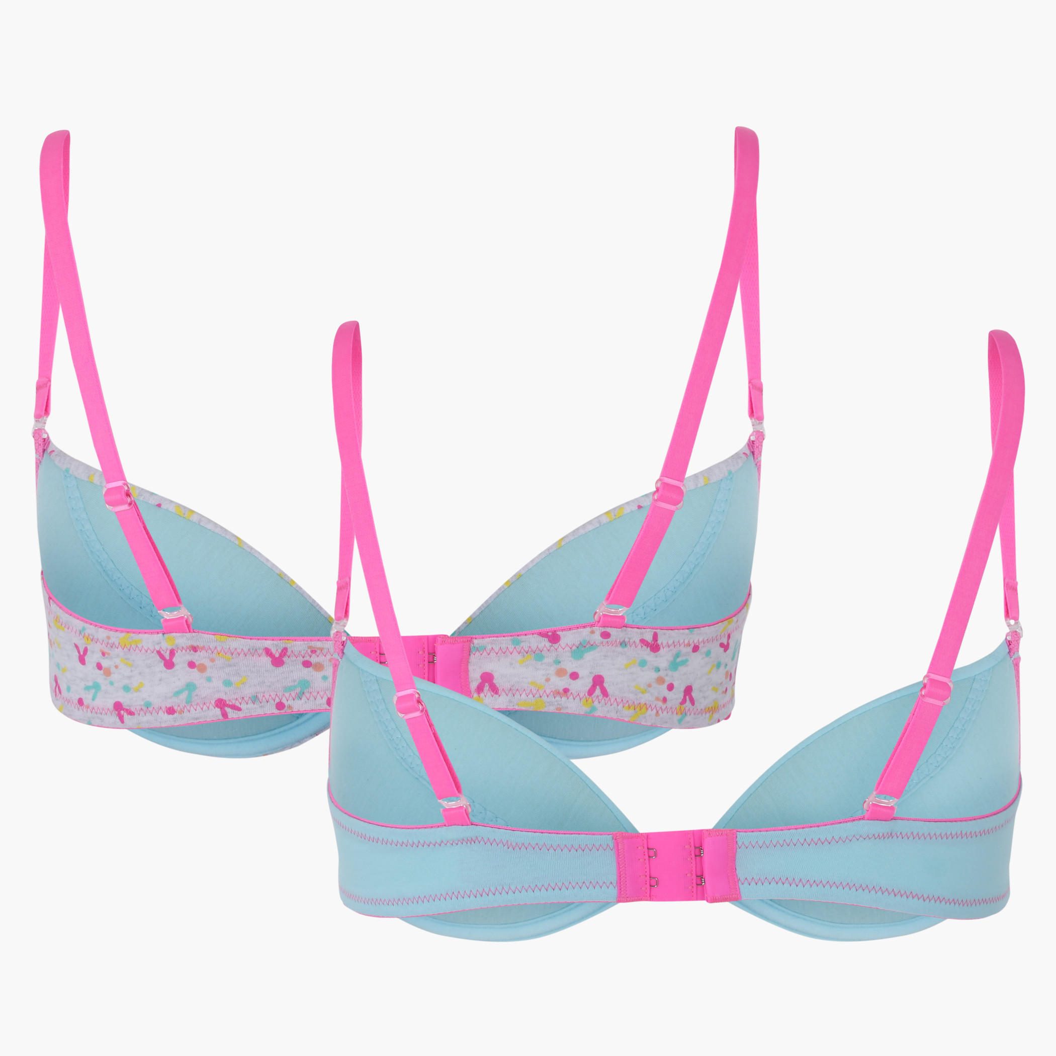Padded Bra with Adjustable Straps - Set of 2-women-clothing-lingerie-bras-image-2