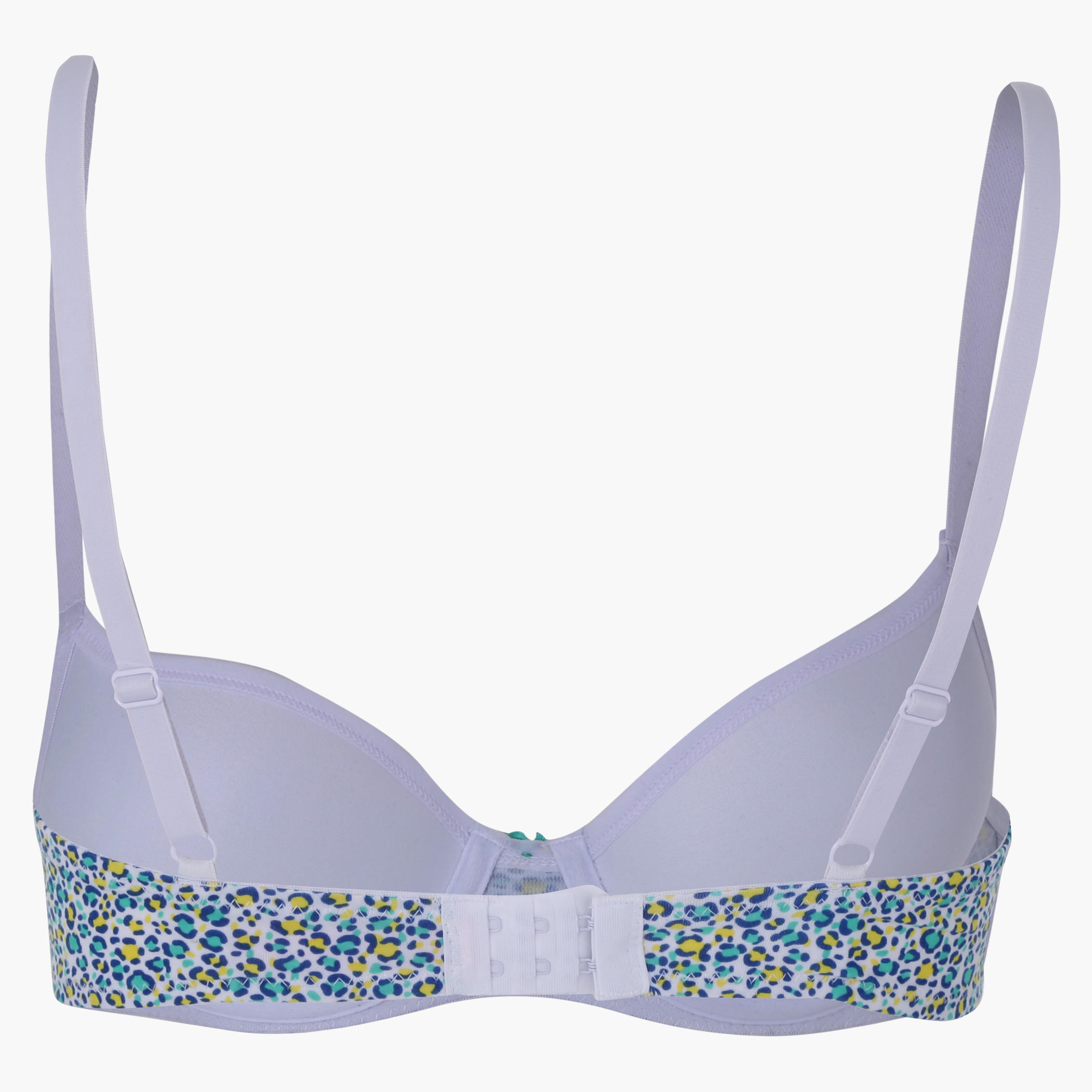 Padded Bra with Adjustable Straps and Bow Applique-women-clothing-lingerie-bras-image-2