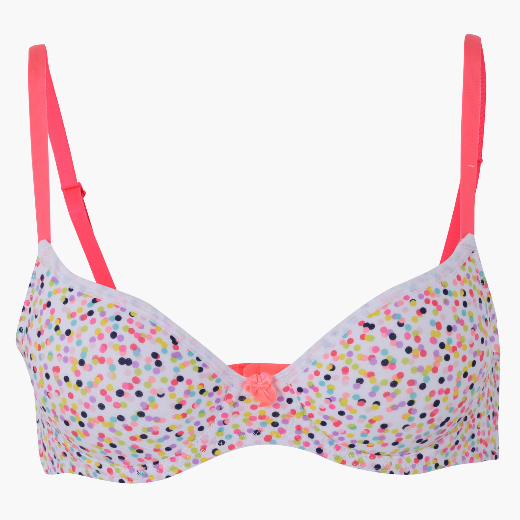 Printed Padded Bra with Adjustable Straps-women-clothing-lingerie-bras-image-2