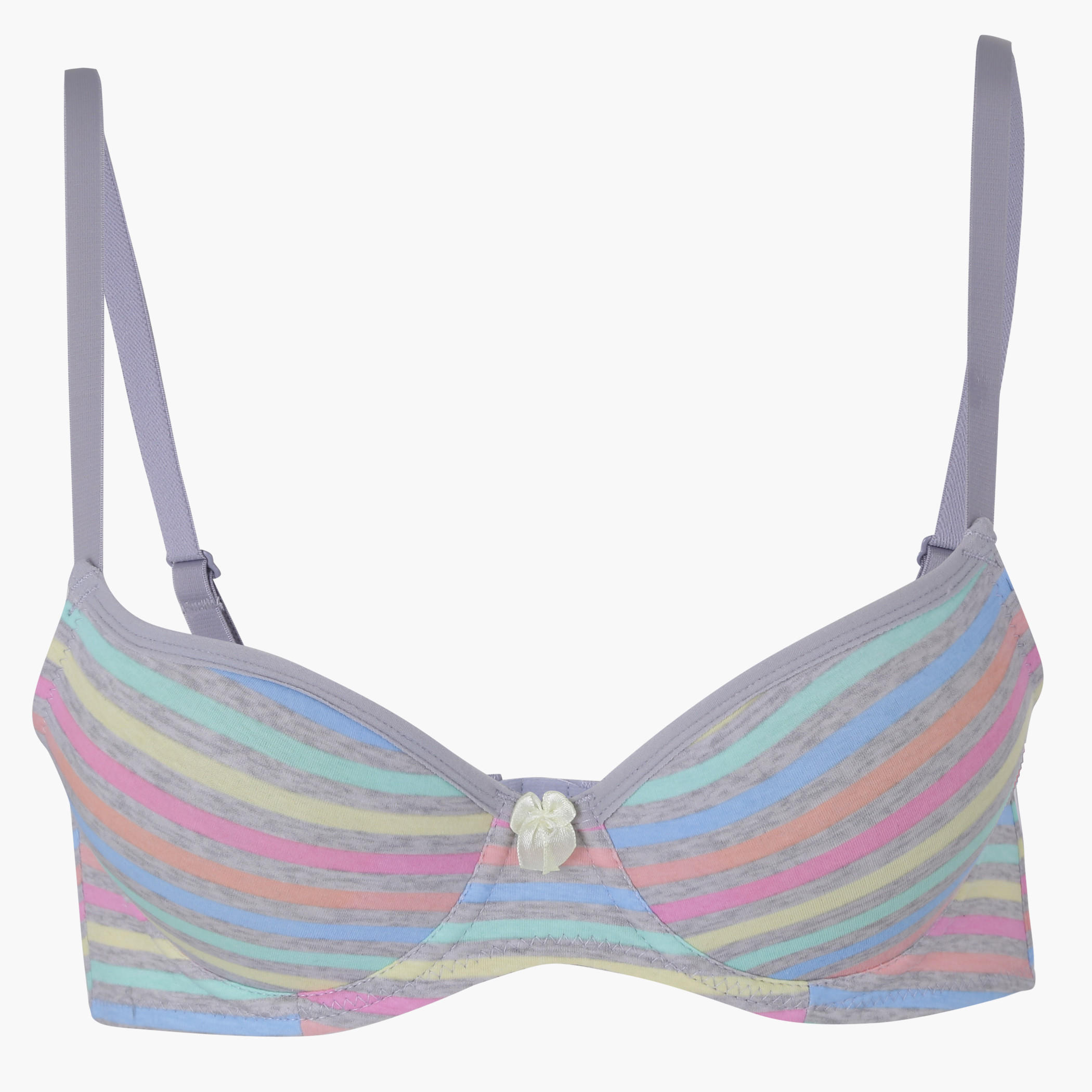 Printed Padded Bra with Adjustable Straps-women-clothing-lingerie-bras-image-1