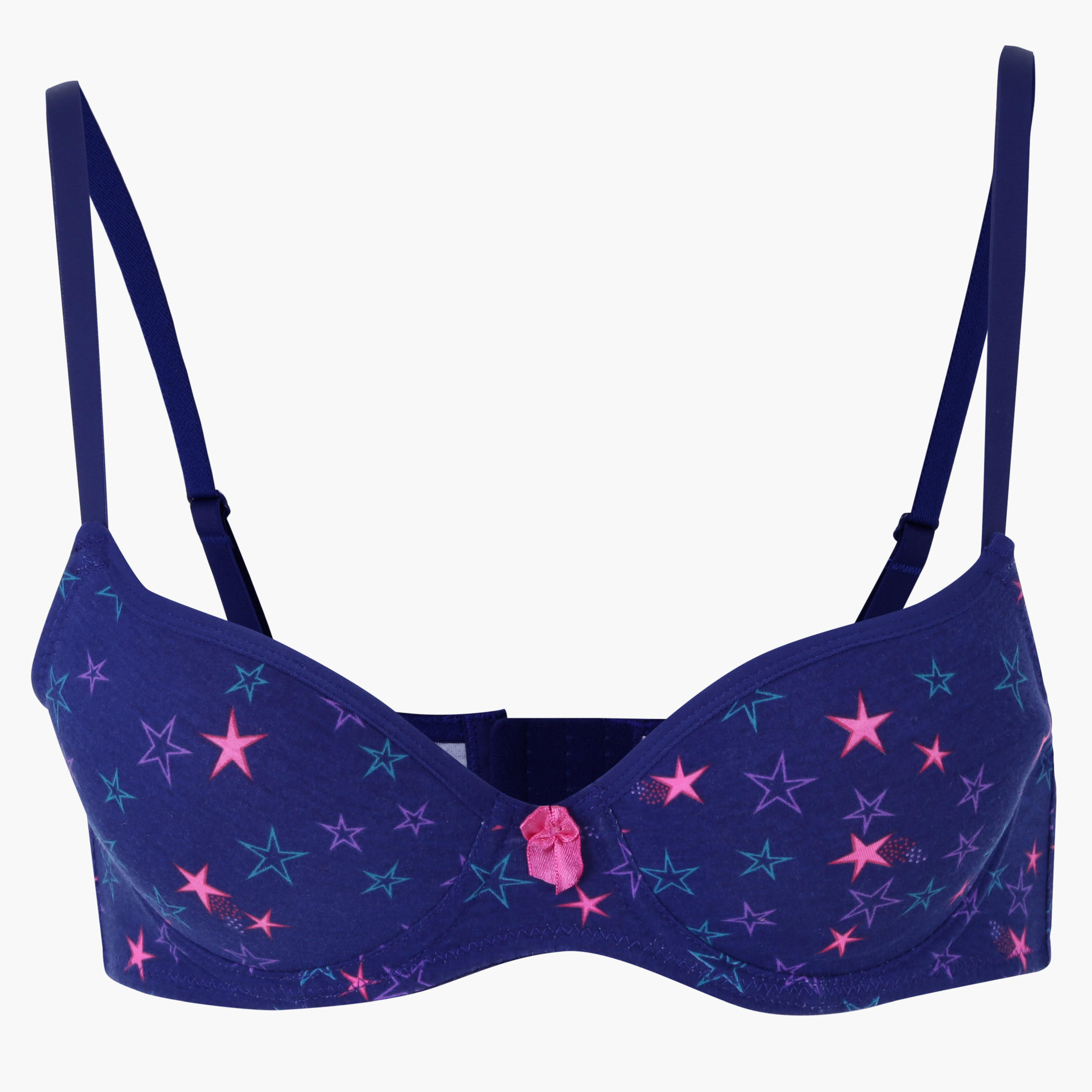Printed Padded Bra with Adjustable Straps-women-clothing-lingerie-bras-image-2
