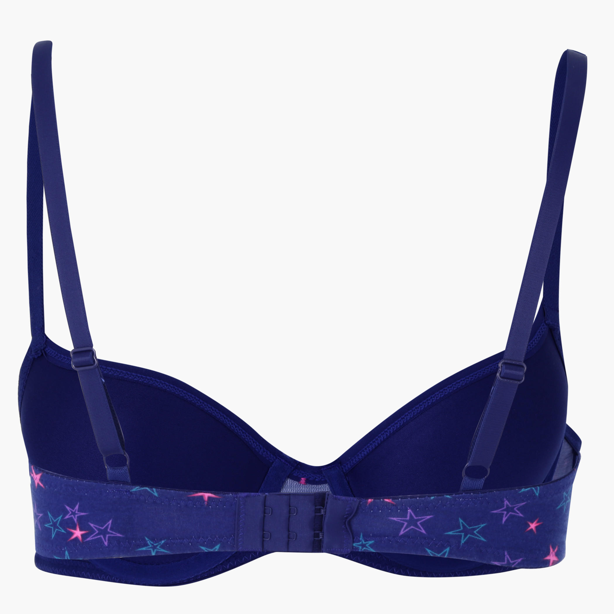 Printed Padded Bra with Adjustable Straps-women-clothing-lingerie-bras-image-1