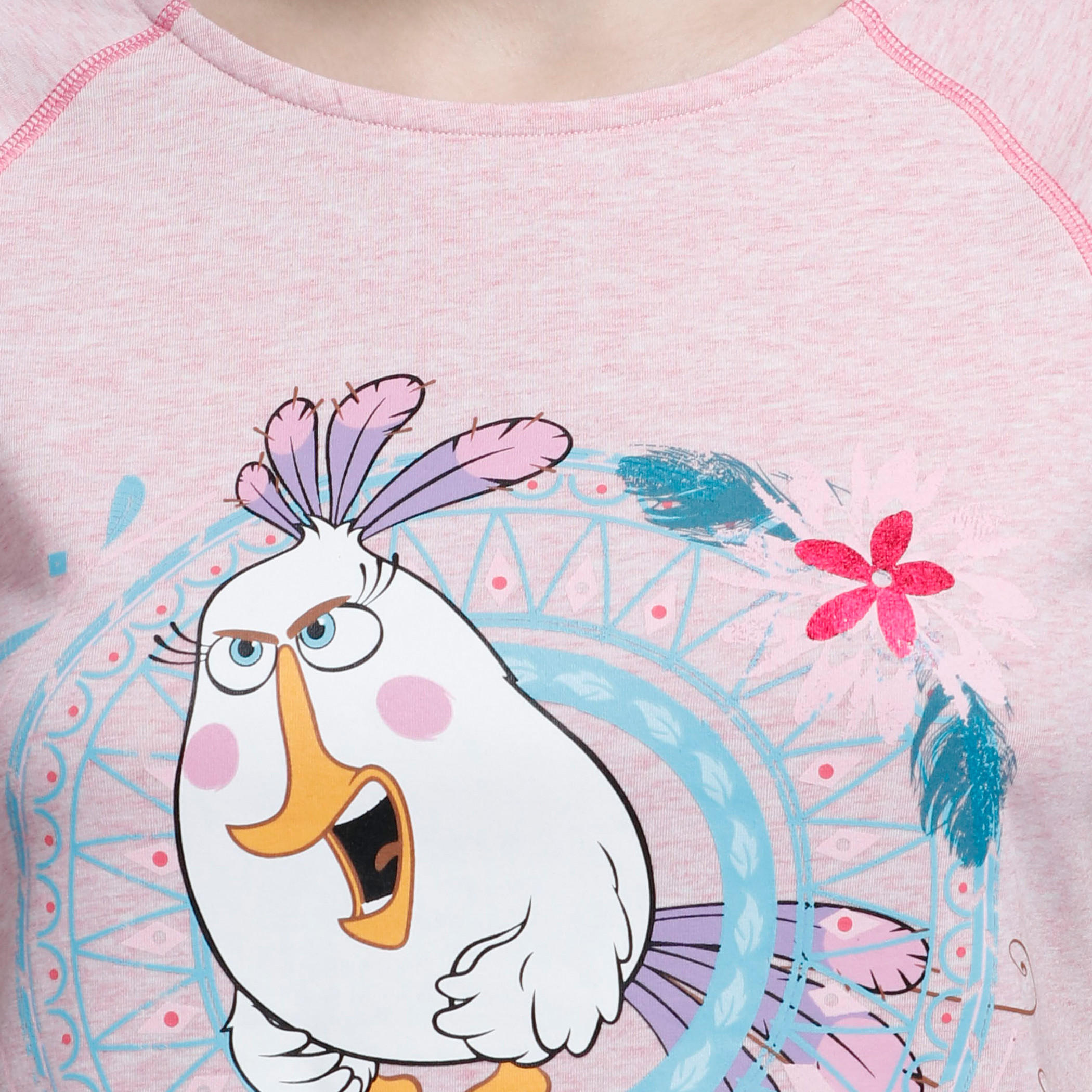 Printed T-Shirt and Shorts Set-women-clothing-nightwear-pyjamas-longsets-image-2