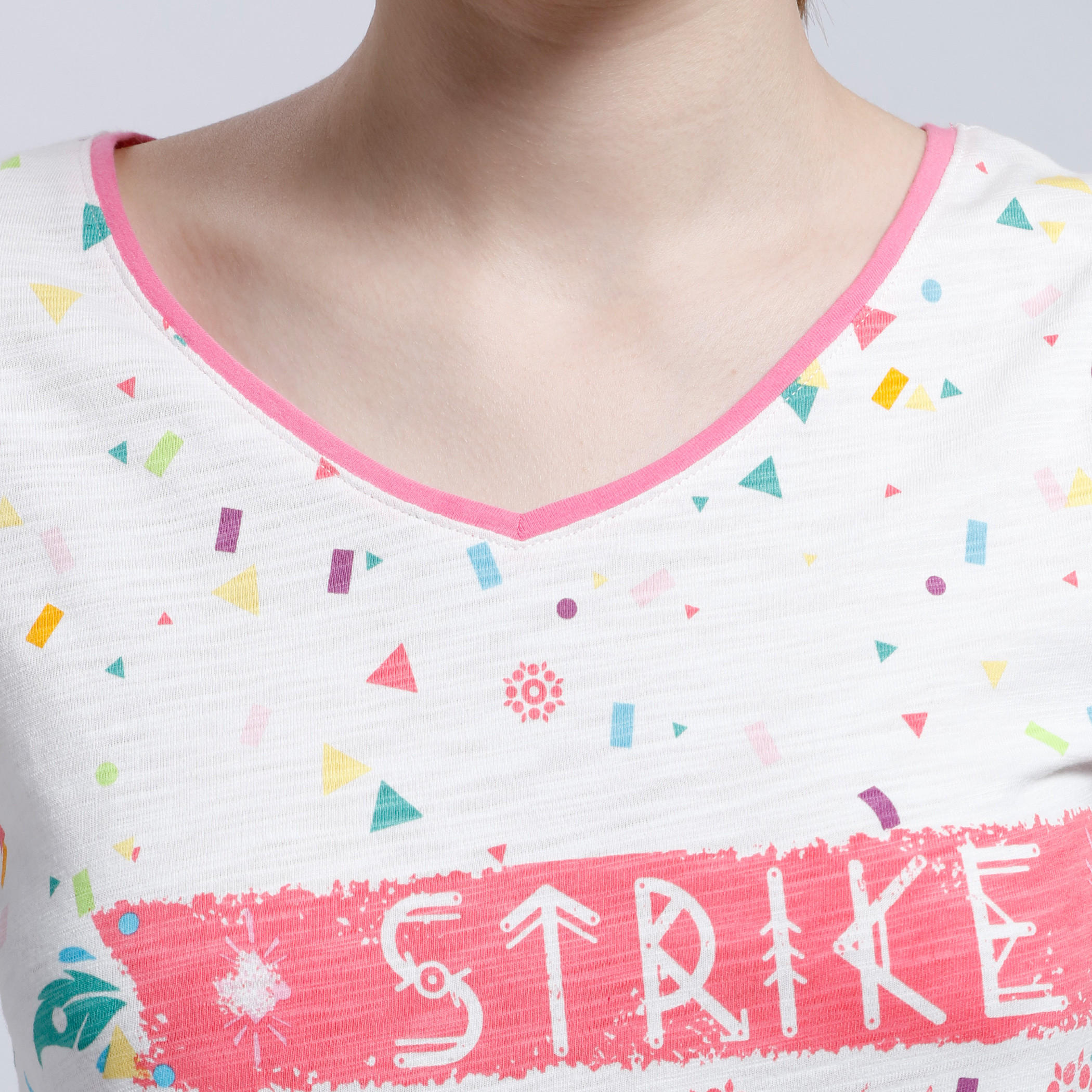 Printed Short Sleeves Sleep Shirt-women-clothing-nightwear-pyjamas-tops-image-4
