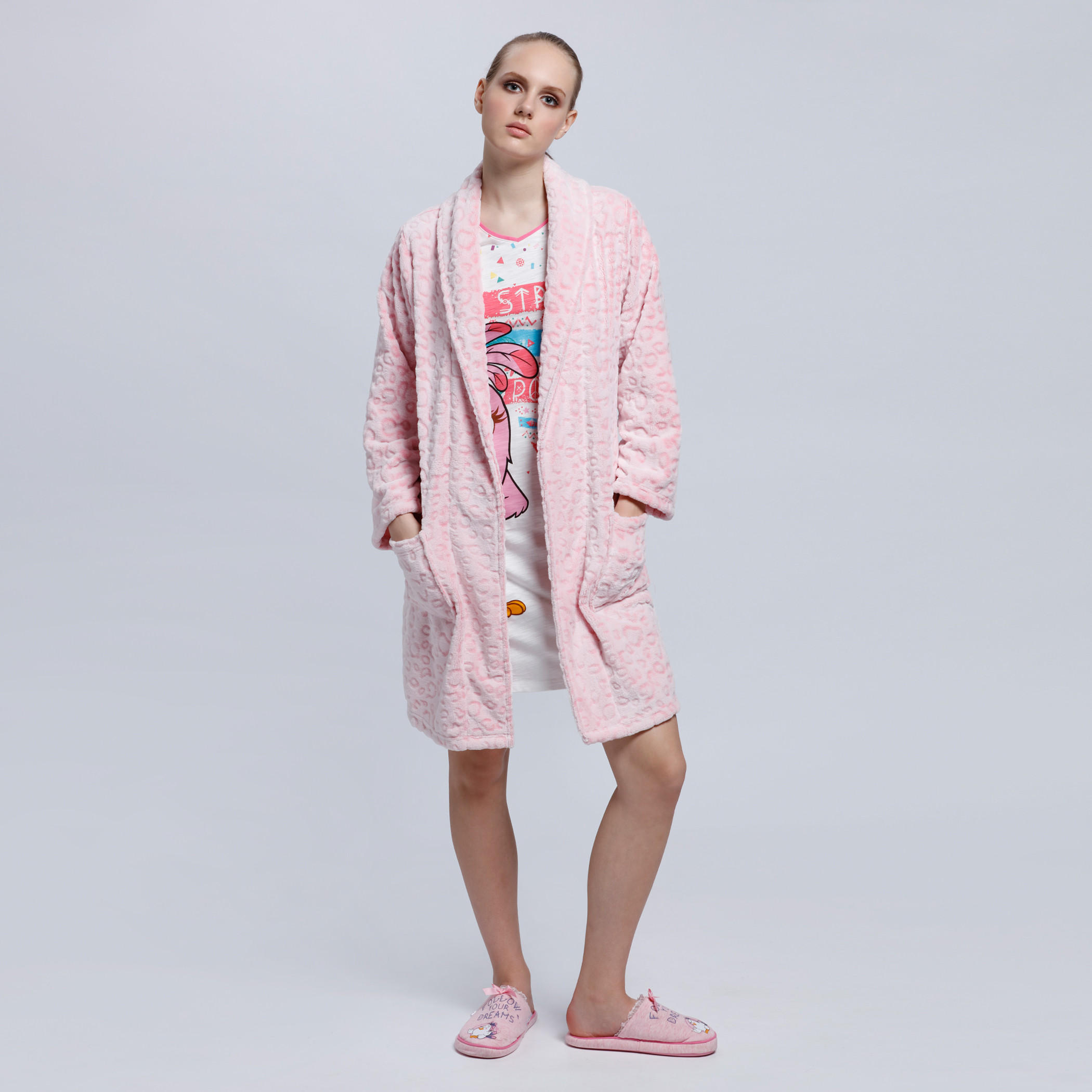 Printed Short Sleeves Sleep Shirt-women-clothing-nightwear-pyjamas-tops-image-5
