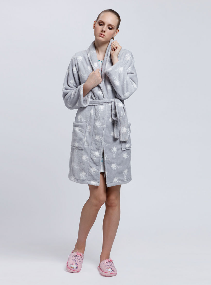 Printed Robe with Long Sleeves and Tie Up Back-women-clothing-nightwear-robes-image-5