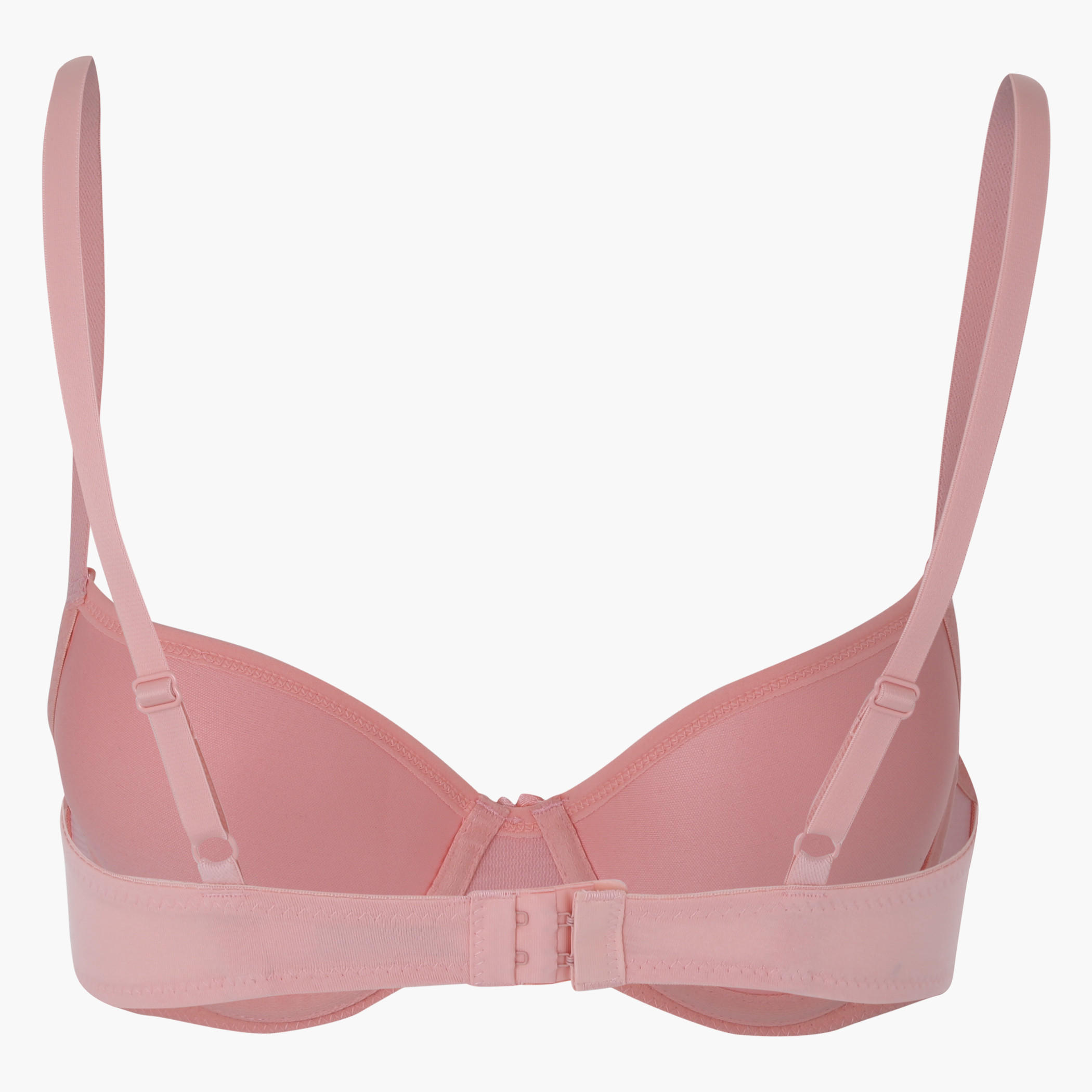 Padded Bra with Adjustable Straps and Bow Applique-women-clothing-lingerie-bras-image-2