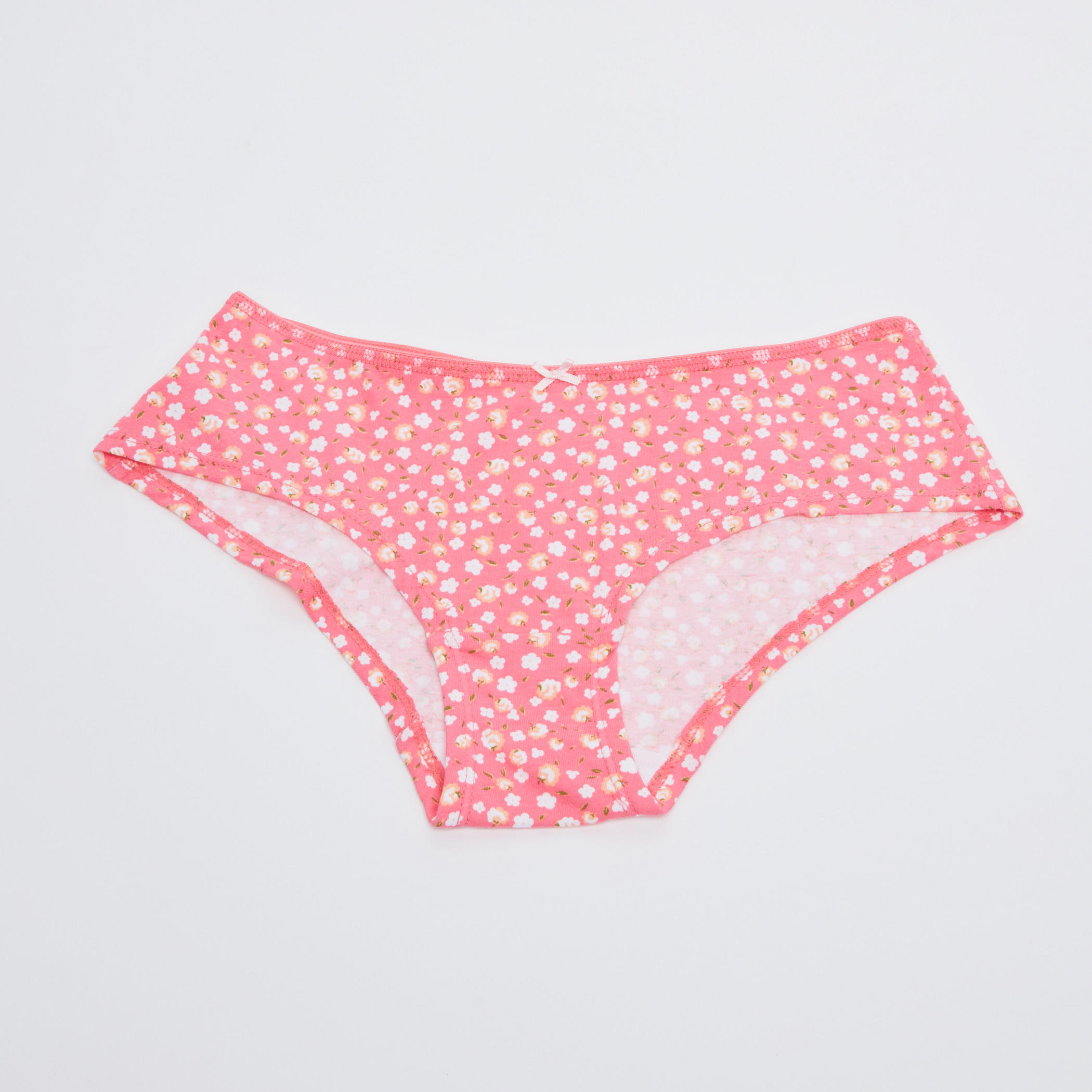 Bow Detail Hipsters with Elasticised Waistband - Set of 5-women-clothing-lingerie-panties-image-2