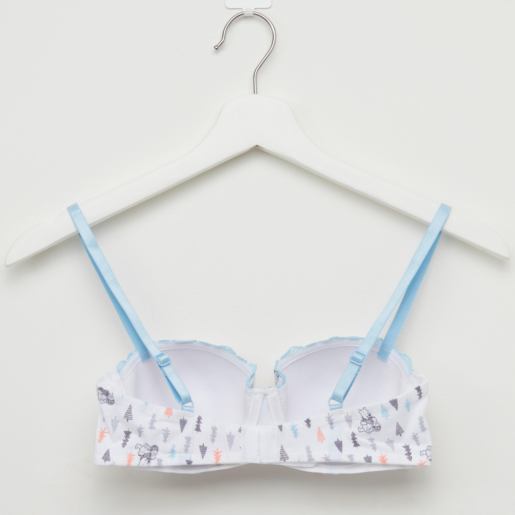 صدريّة مبطّنة بحمالات قابلة للتعديل وطبعات ويني ذا بو-women-clothing-lingerie-bras-image-2