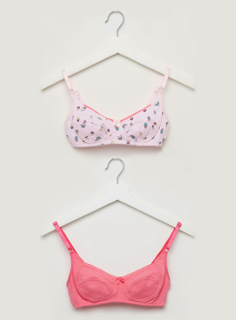 Lace Detail Bra with Adjustable Straps - Set of 2-women-clothing-lingerie-bras-image-1