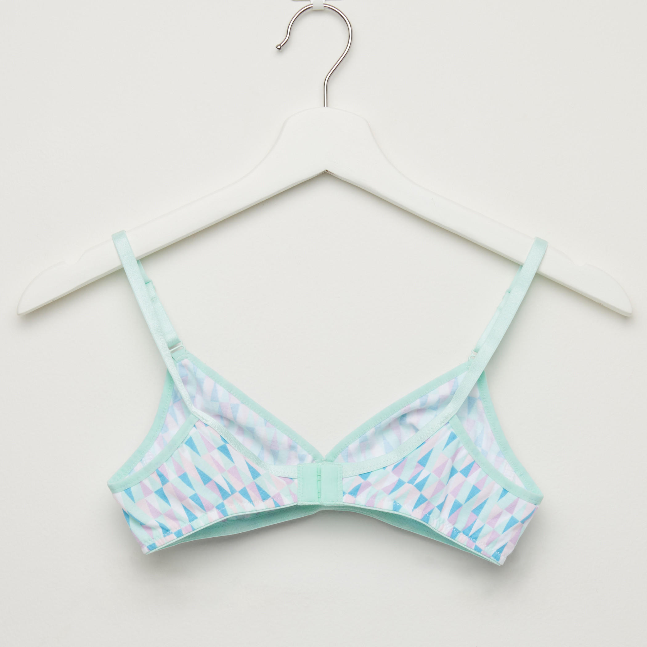 صدريّة تيشيرت غير مبطّنة بمشبك إغلاق ناعم - طقم من قطعتين متنوعتين-women-clothing-lingerie-bras-image-3