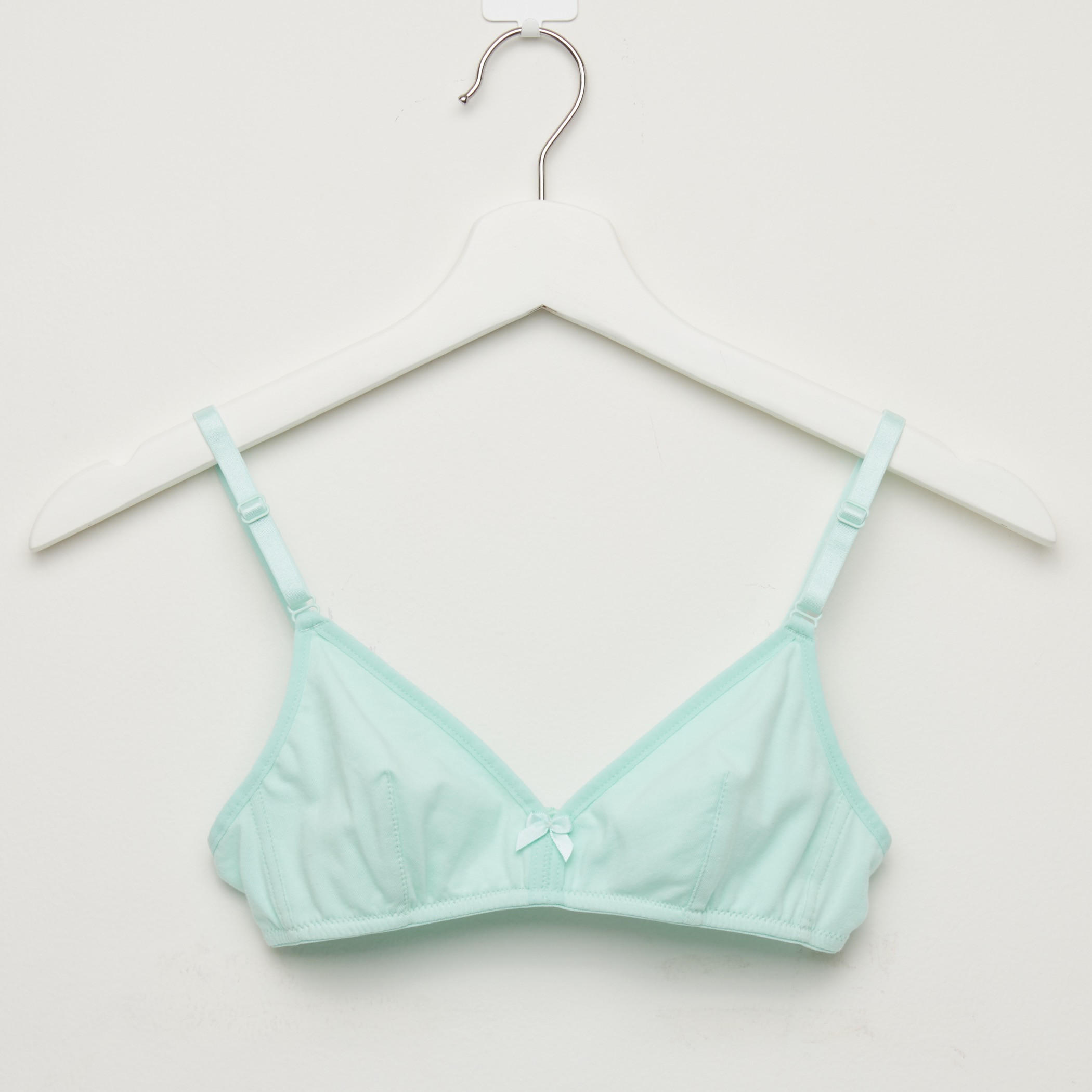 صدريّة تيشيرت غير مبطّنة بمشبك إغلاق ناعم - طقم من قطعتين متنوعتين-women-clothing-lingerie-bras-image-4