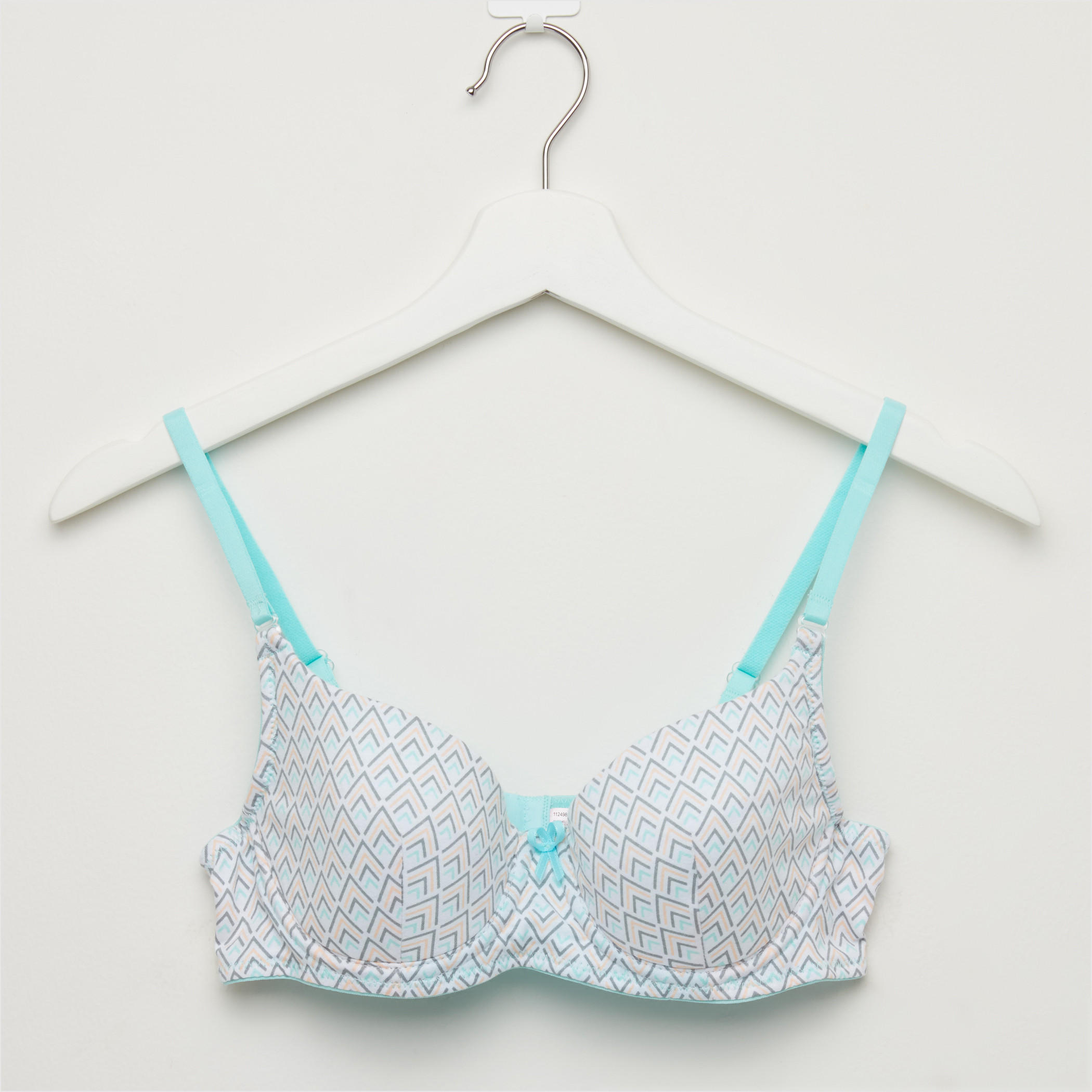 Assorted Padded T-Shirt Bra with Hook and Eye Closure - Set of 2-women-clothing-lingerie-bras-image-2