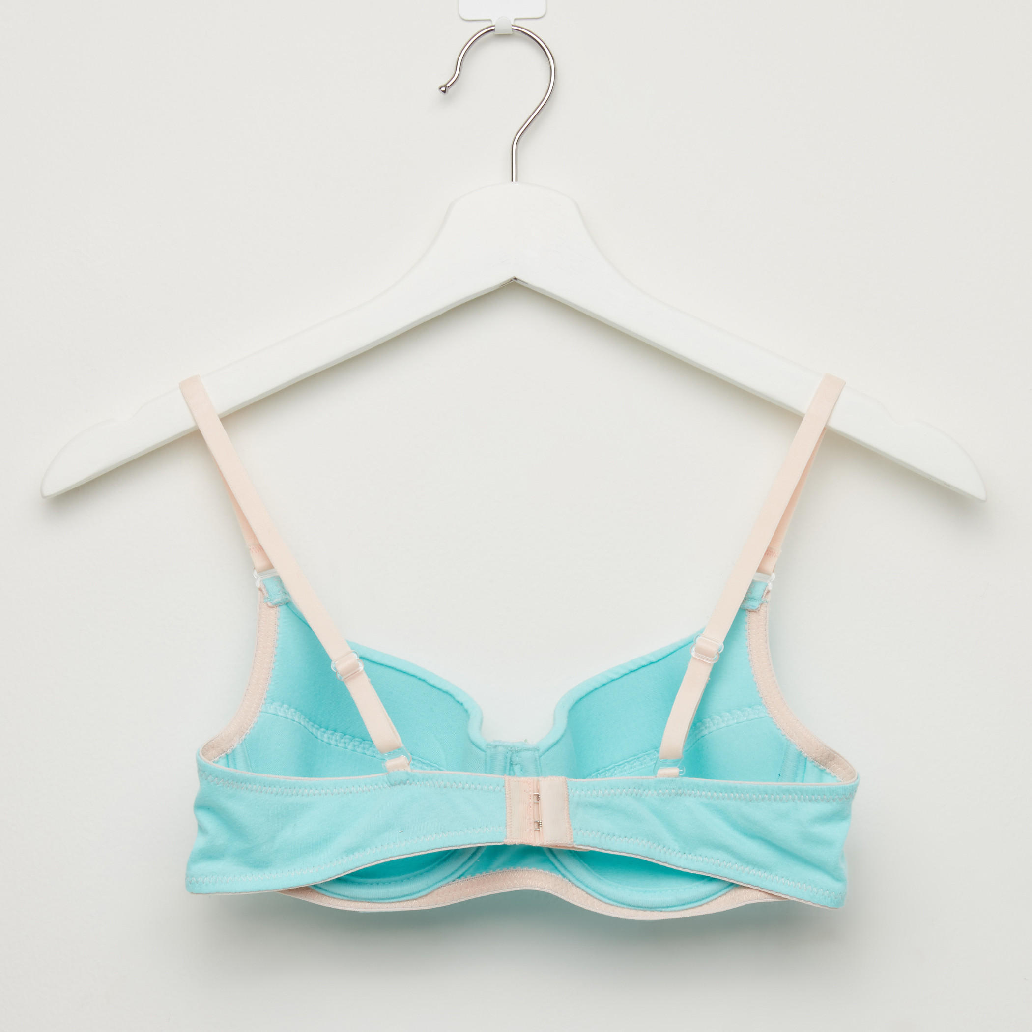 صدريّة تيشيرت مبطّنة بمشبك إغلاق ناعم - طقم من قطعتين متنوعتين-women-clothing-lingerie-bras-image-5