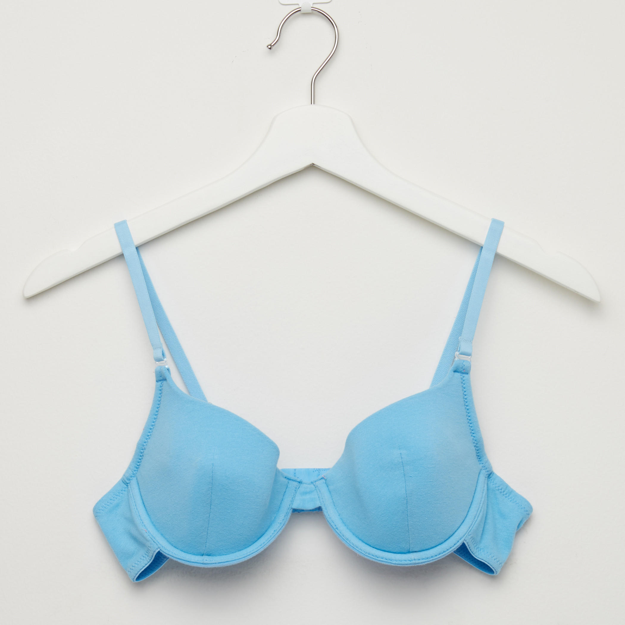 صدريّة تيشيرت مبطّنة بحمّالات قابلة للتعديل - طقم من قطعتين متنوعتين-women-clothing-lingerie-bras-image-2