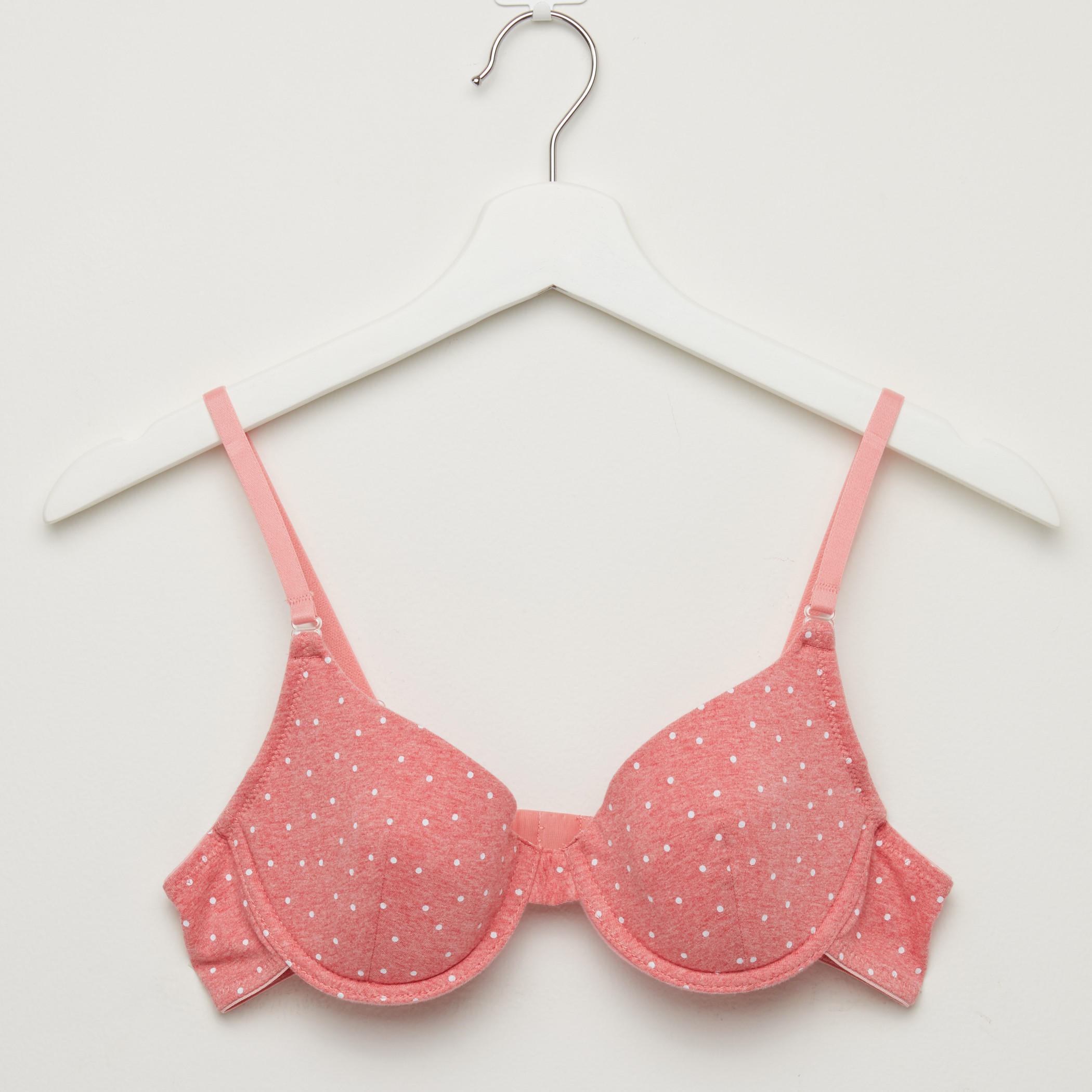 صدريّة تيشيرت مبطّنة بحمّالات قابلة للتعديل - طقم من قطعتين متنوعتين-women-clothing-lingerie-bras-image-4