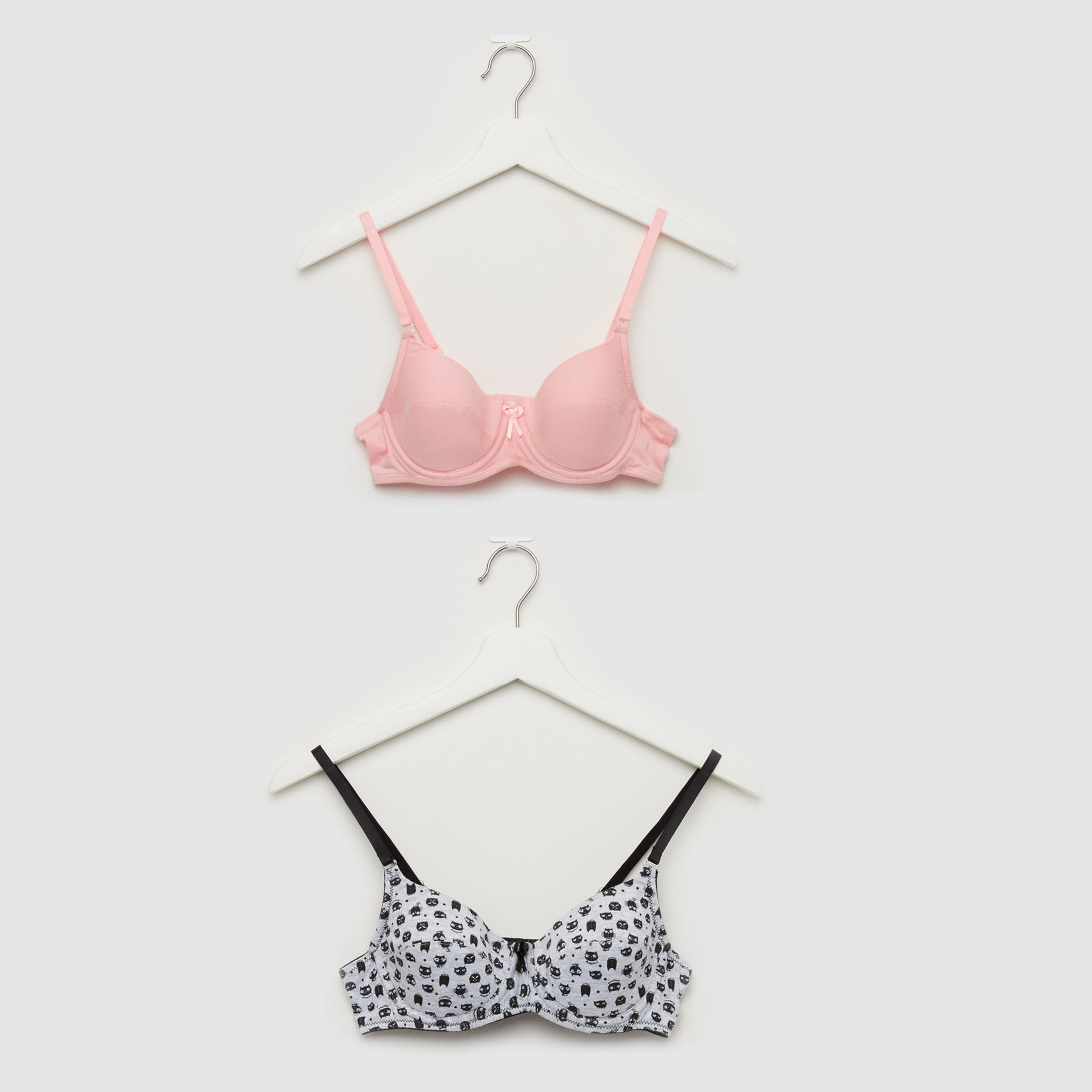 صدريّة مبطّنة بحمّالات قابلة للتعديل - طقم من قطعتين متنوعتين-women-clothing-lingerie-bras-image-1