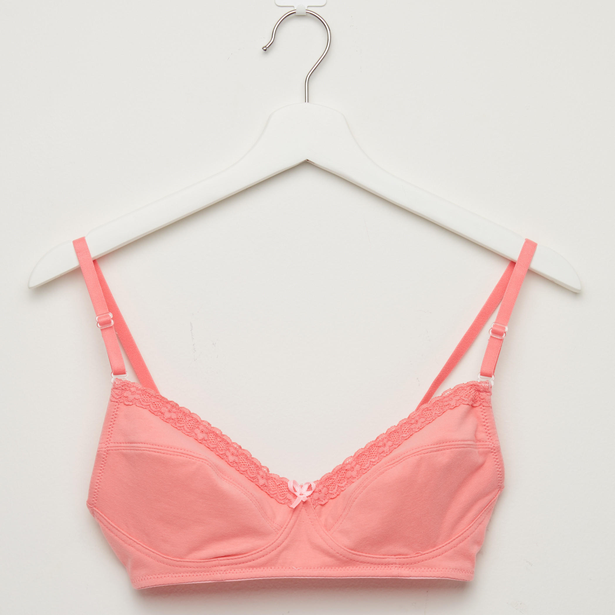 صدريّة غير مبطّنة بتفاصيل دانتيل ومشبك إغلاق ناعم - طقم من قطعتين-women-clothing-lingerie-bras-image-4