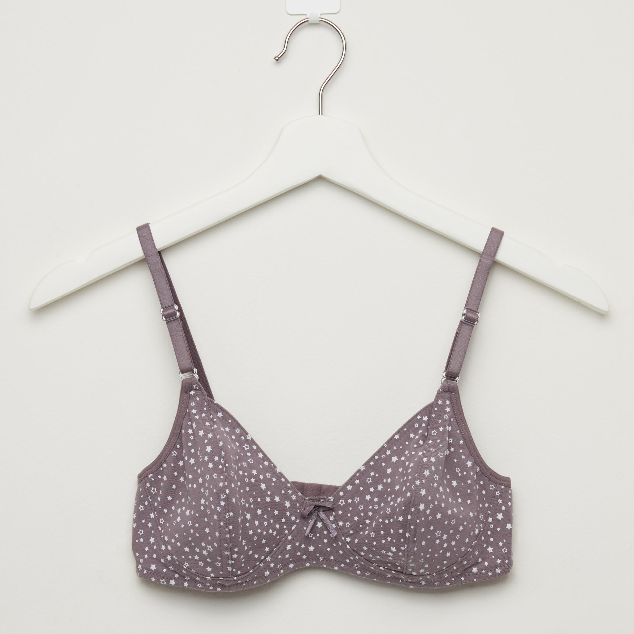 صدريّة غير مبطّنة بمشبك إغلاق ناعم - طقم من قطعتين متنوعتين-women-clothing-lingerie-bras-image-2