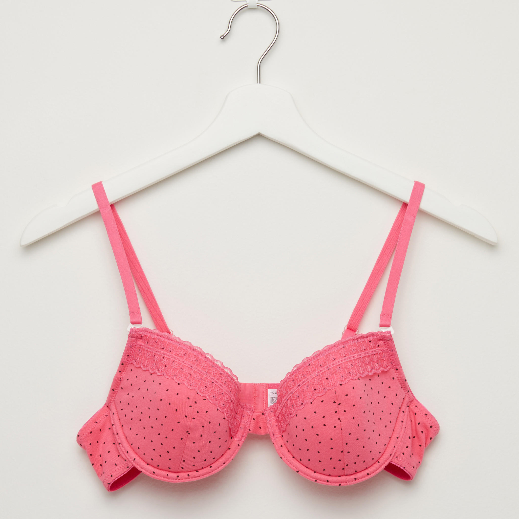 صدريّة مبطّنة بتفاصيل دانتيل ومشبك إغلاق ناعم - طقم من قطعتين-women-clothing-lingerie-bras-image-2