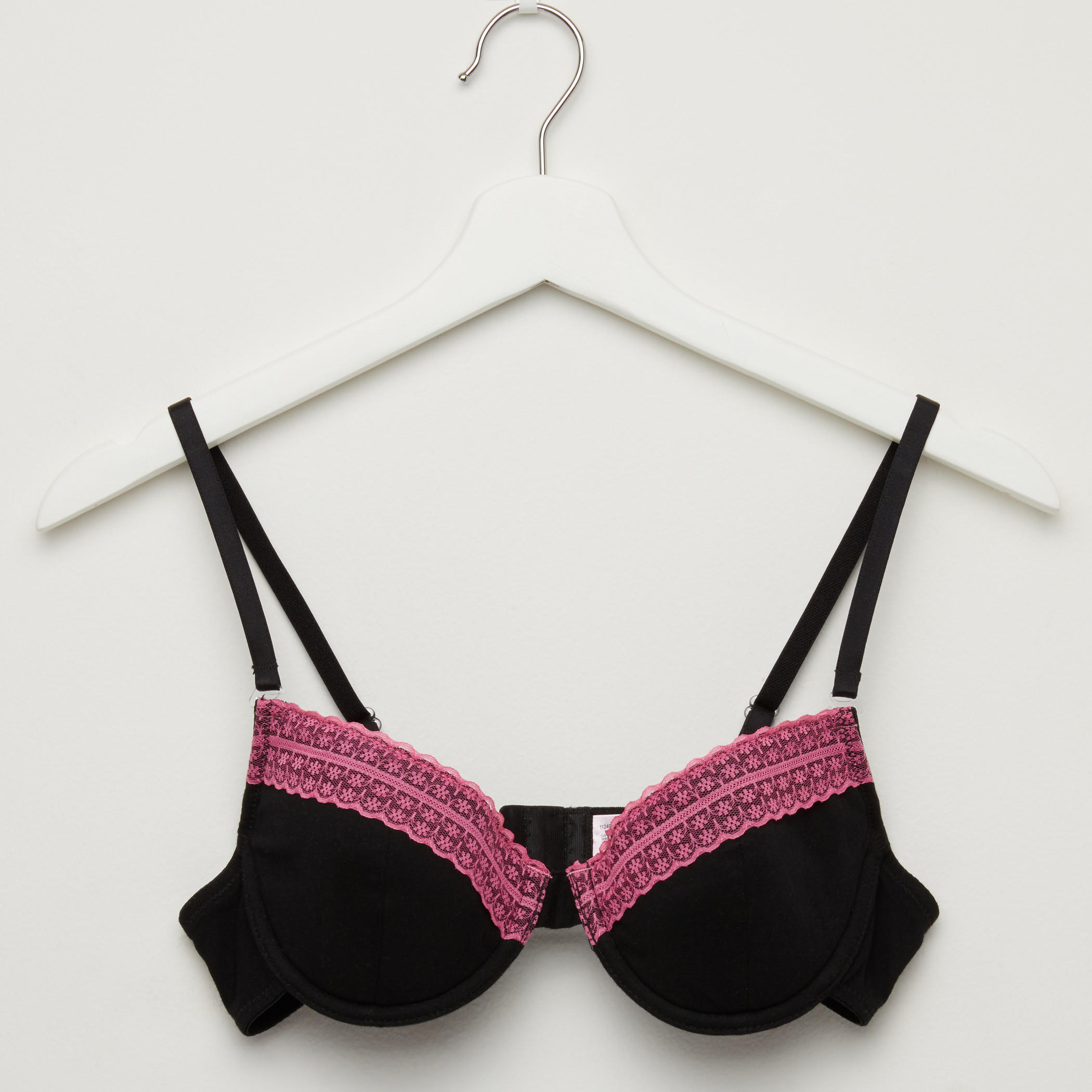 صدريّة مبطّنة بتفاصيل دانتيل ومشبك إغلاق ناعم - طقم من قطعتين-women-clothing-lingerie-bras-image-4