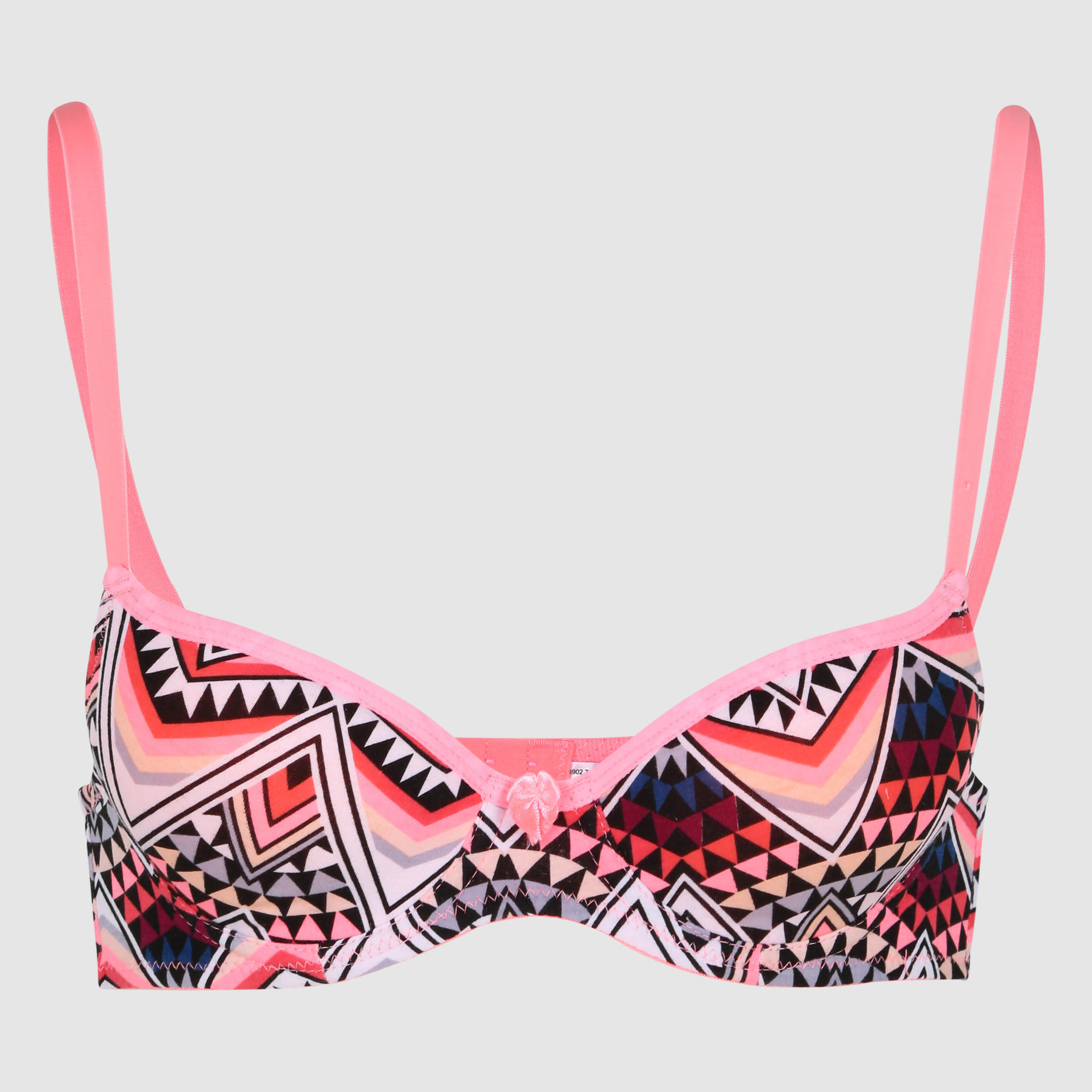 Printed Padded Bra with Adjustable Straps-women-clothing-lingerie-bras-image-1